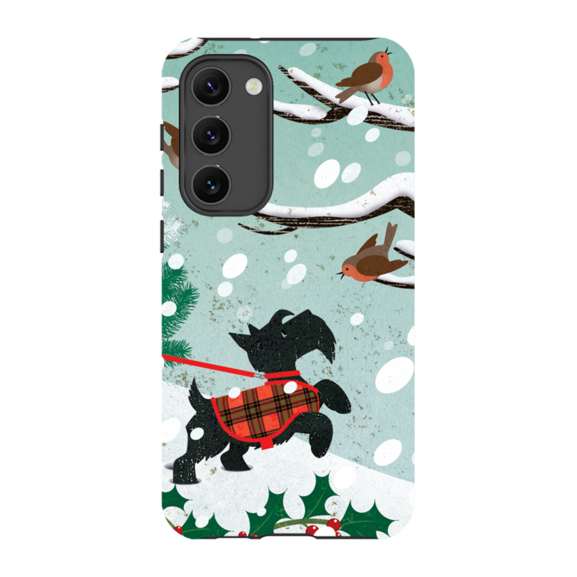 Samsung Tough Case - Scottie in Snow By Liane Payne
