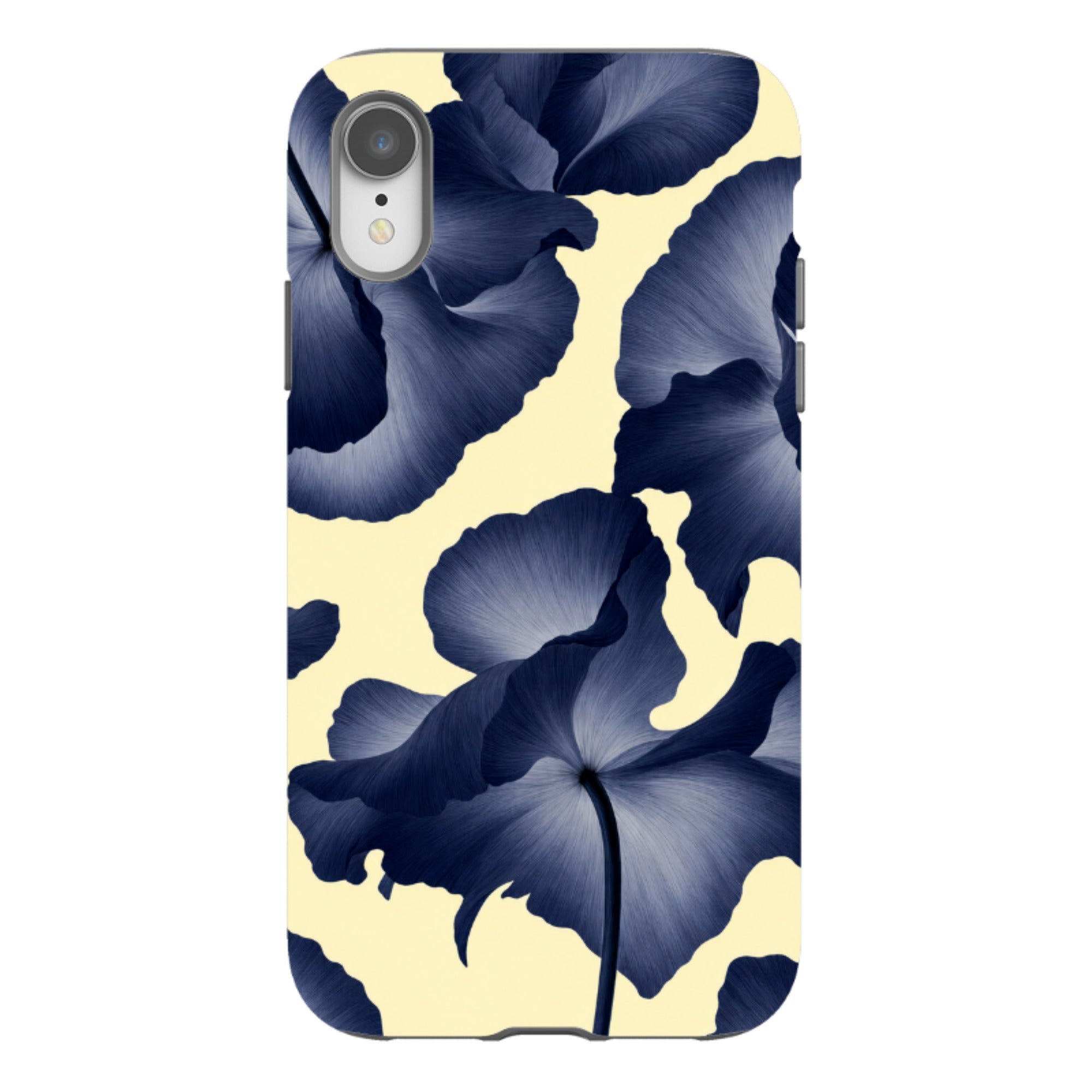 iPhone Tough Case - Navy Blue Poppy
