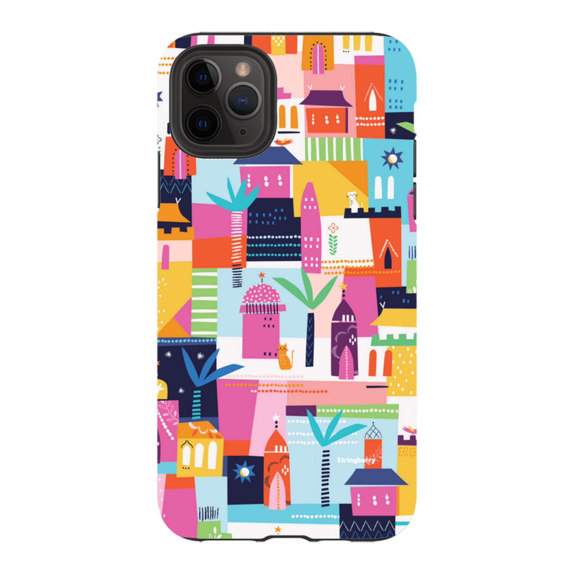iPhone Tough Case - Houses By Ali Brookes