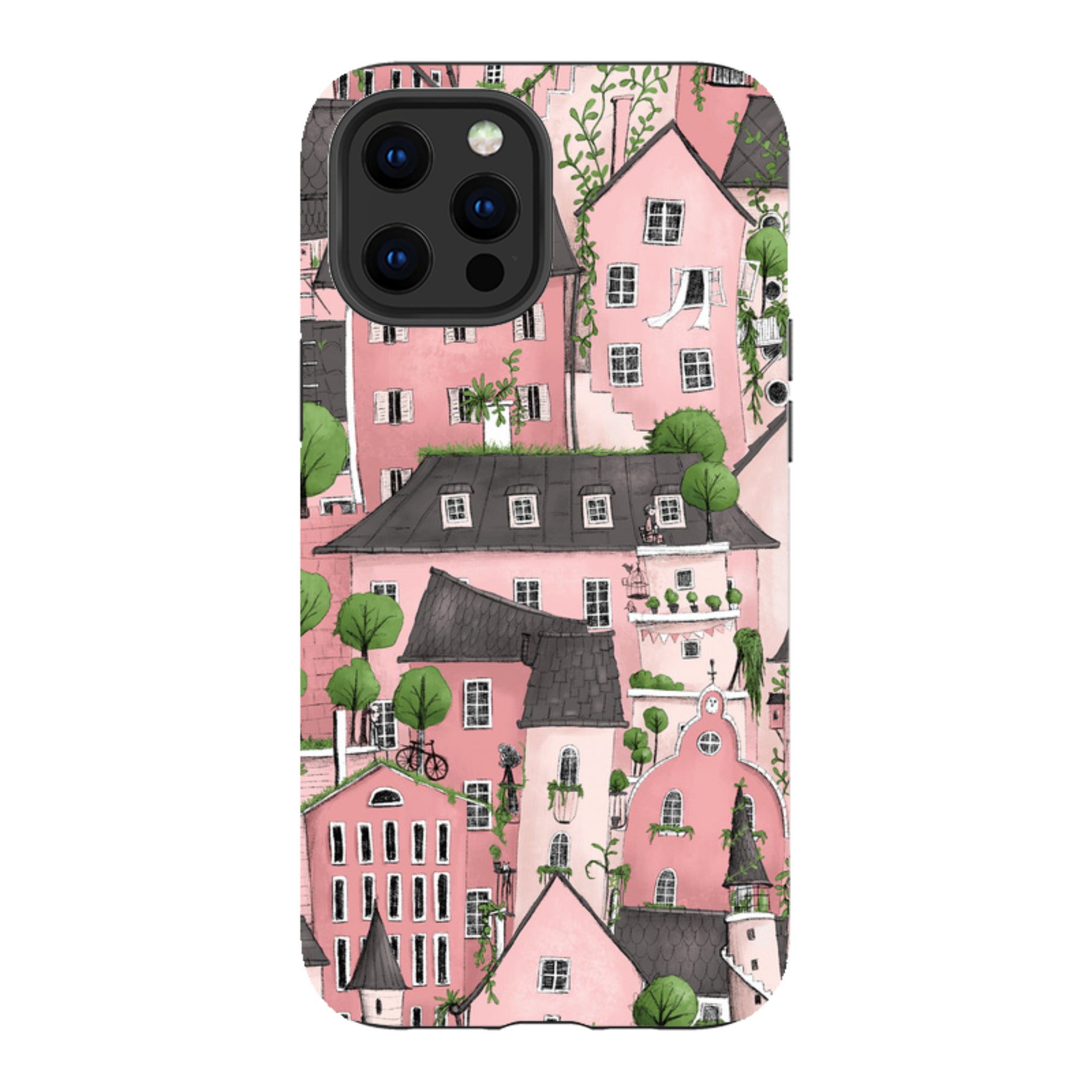 iPhone Tough Case - Pink City By Maja Lindberg