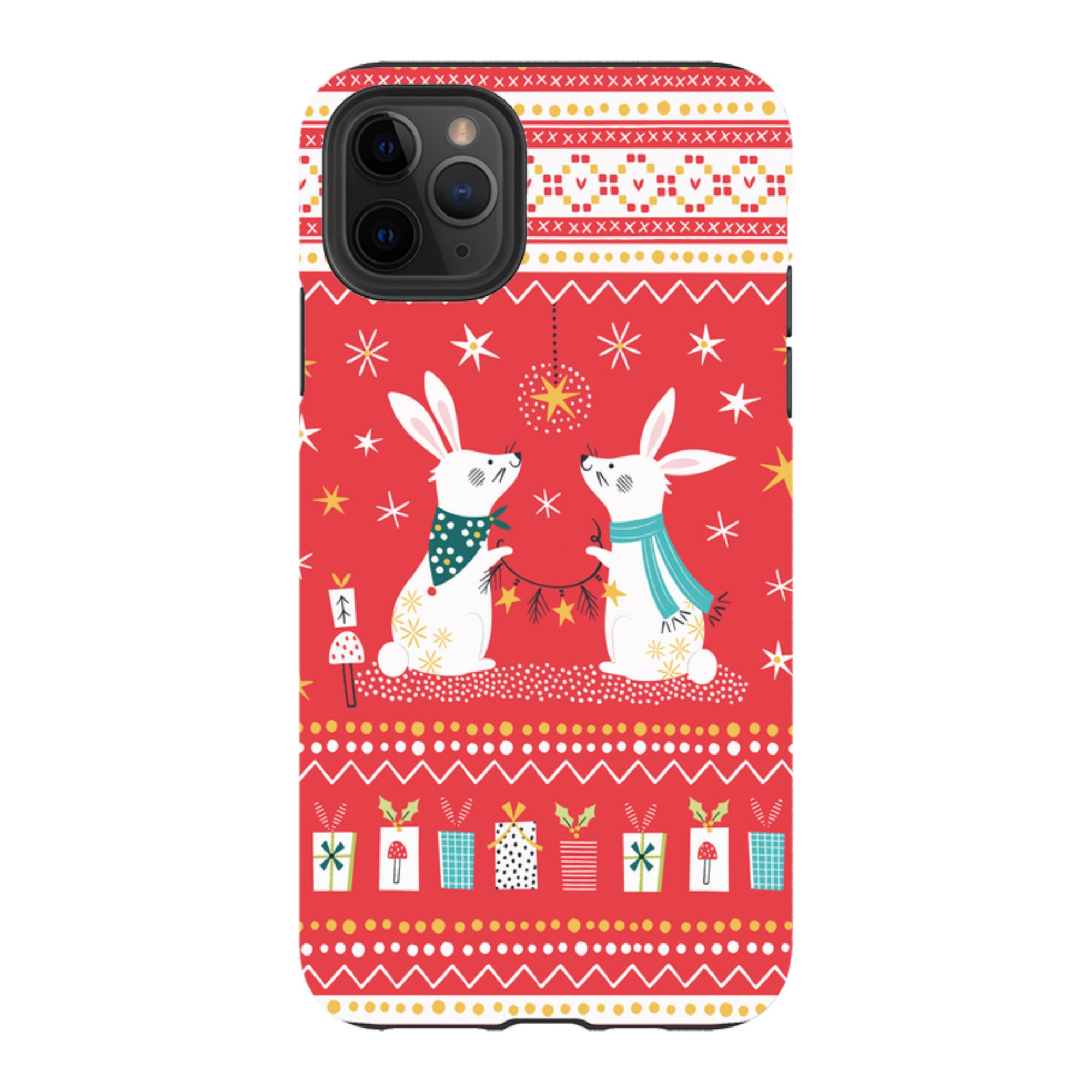 iPhone Tough Case - Rabbits By Ali Brookes