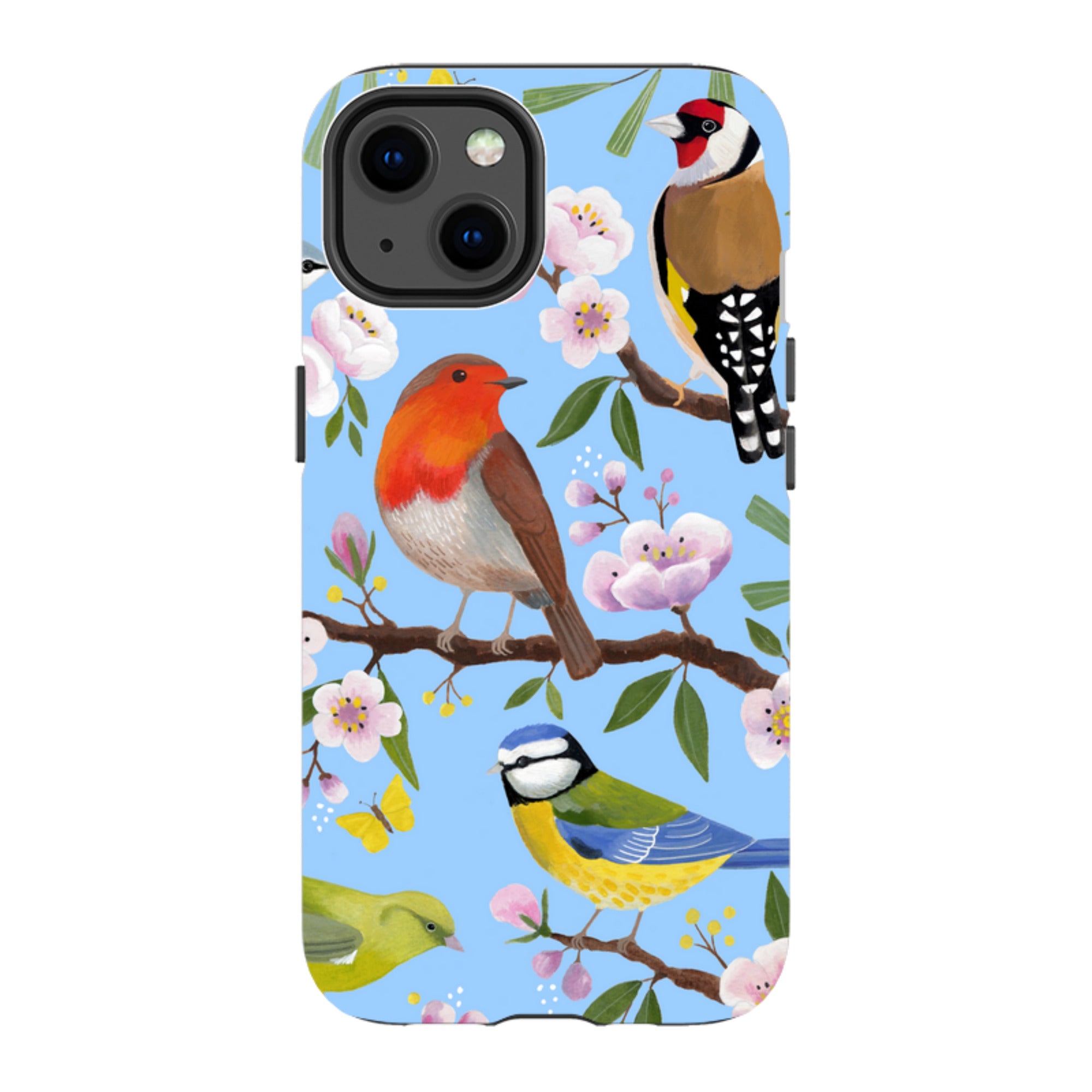 iPhone Tough Case - Garden Birds By Bex Parkin
