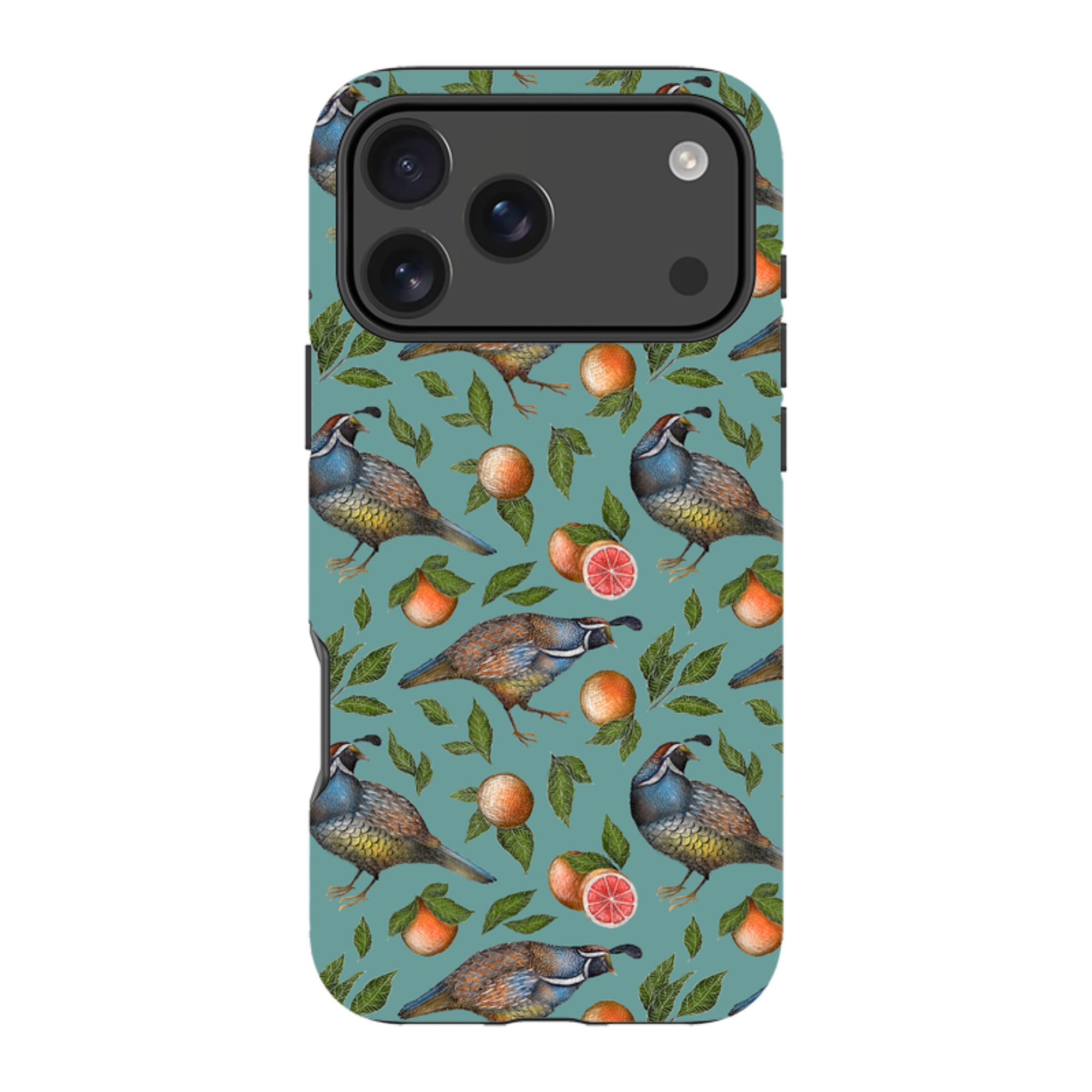 iPhone Tough Case - Quails Pattern By Catherine Rowe