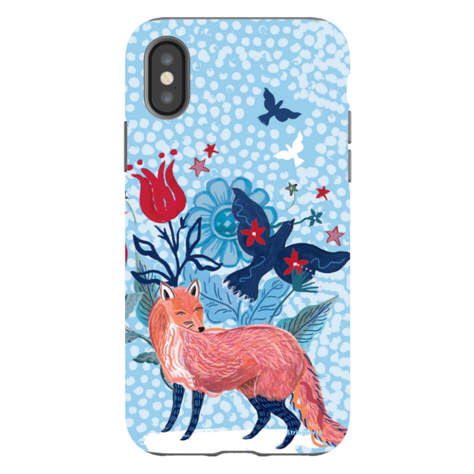 iPhone Tough Case - Fox By Emma Frances Grant