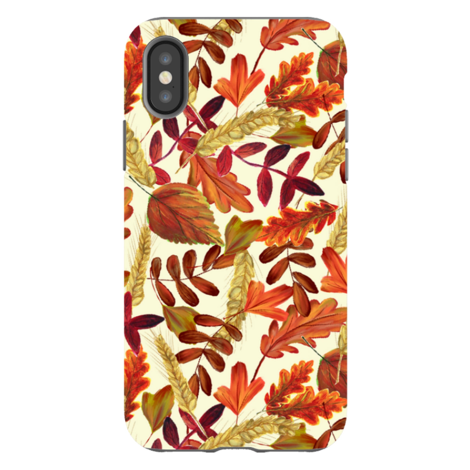iPhone Tough Case - Fall Harvest Pattern By Abby Jacobs