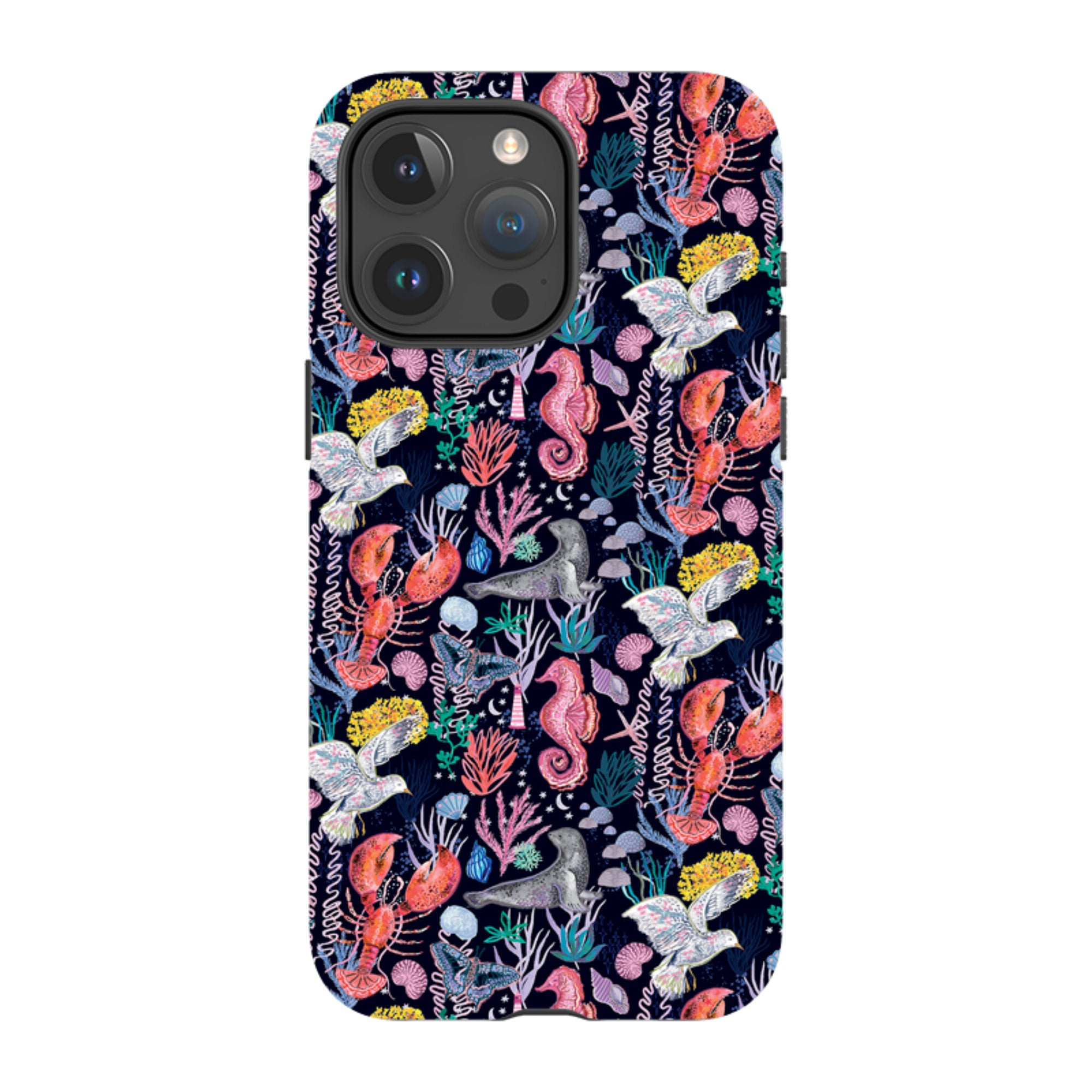 iPhone Case - Coastline Pattern-A By Emma Frances Grant