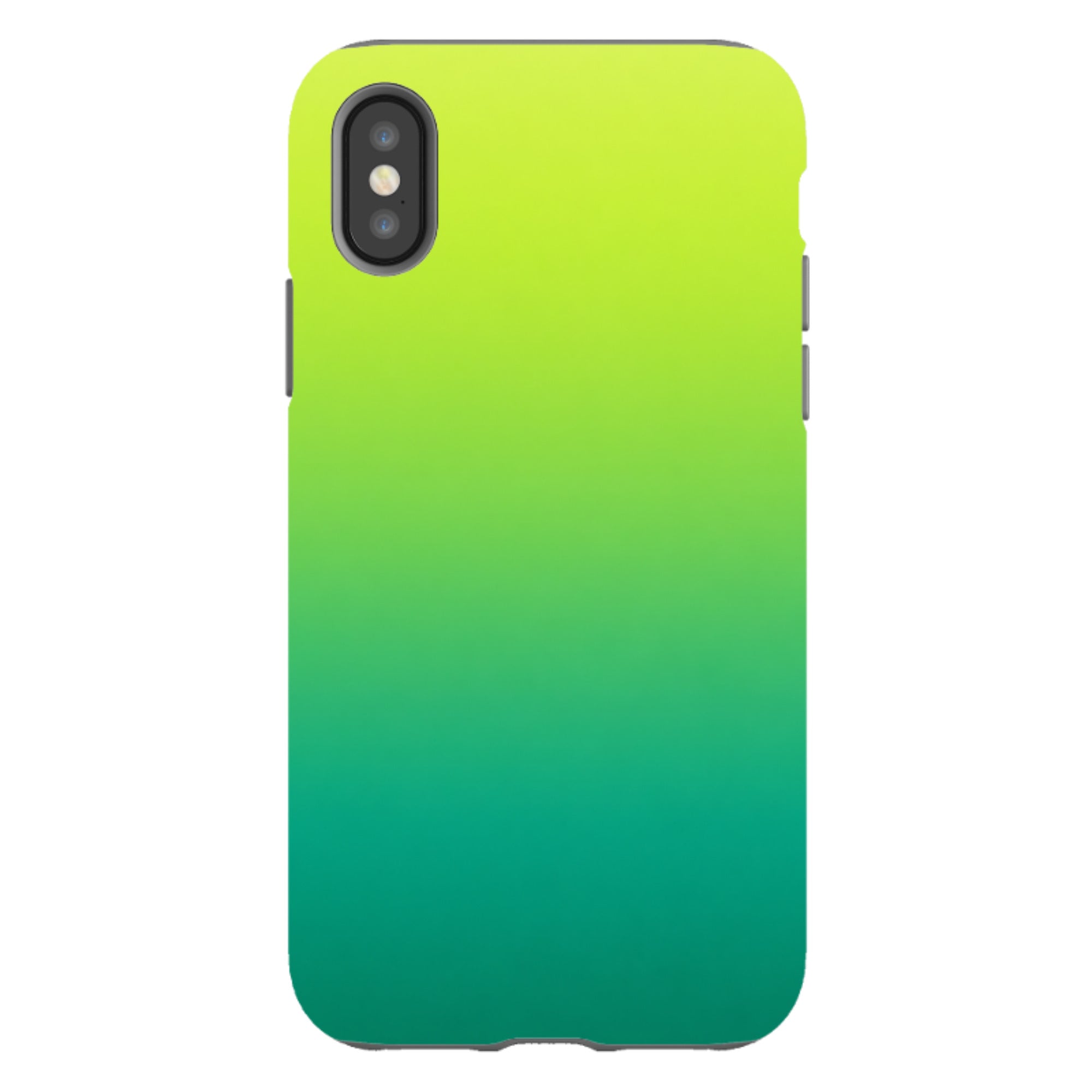 iPhone Tough Case - Lime Green Ombre