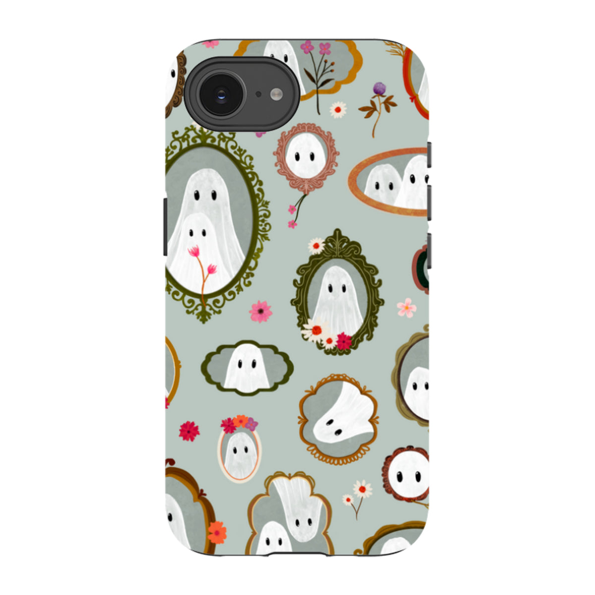 iPhone Tough Case - Framed Ghosts - Dusty Gourd By Katherine Quinn