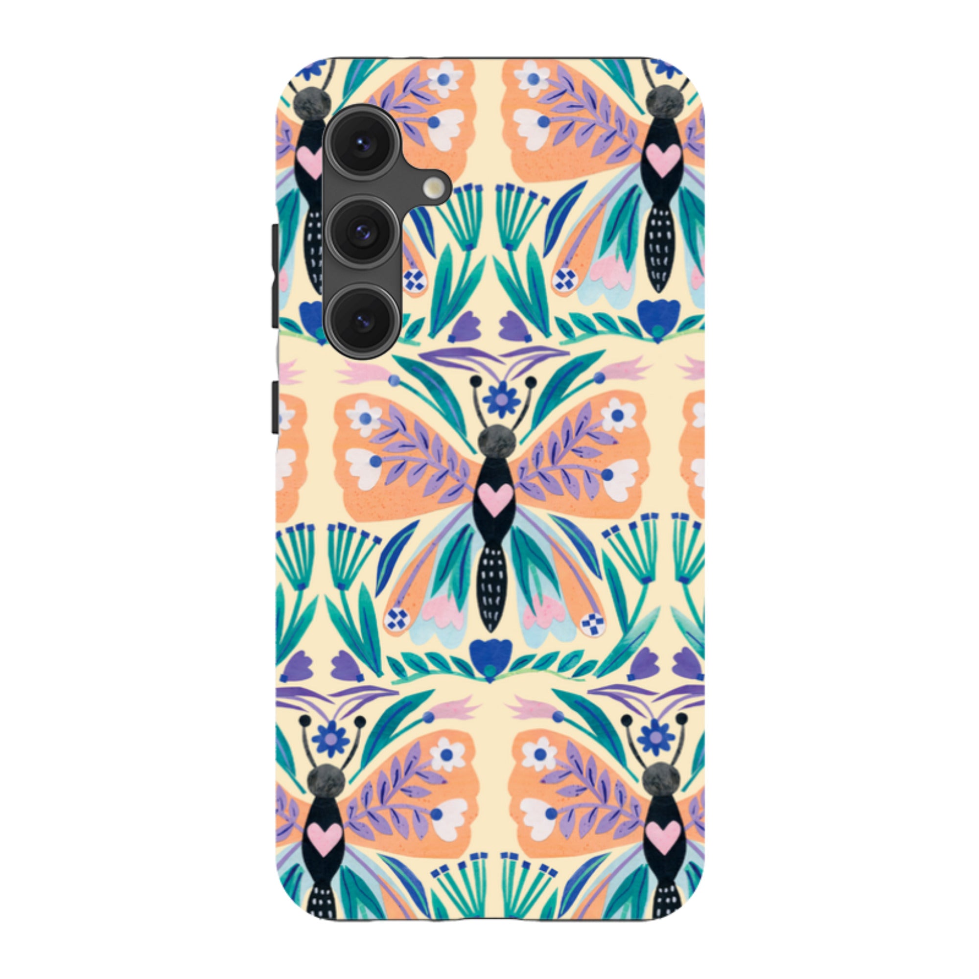 Samsung Tough Case - All Over Butterfly By Tracey English