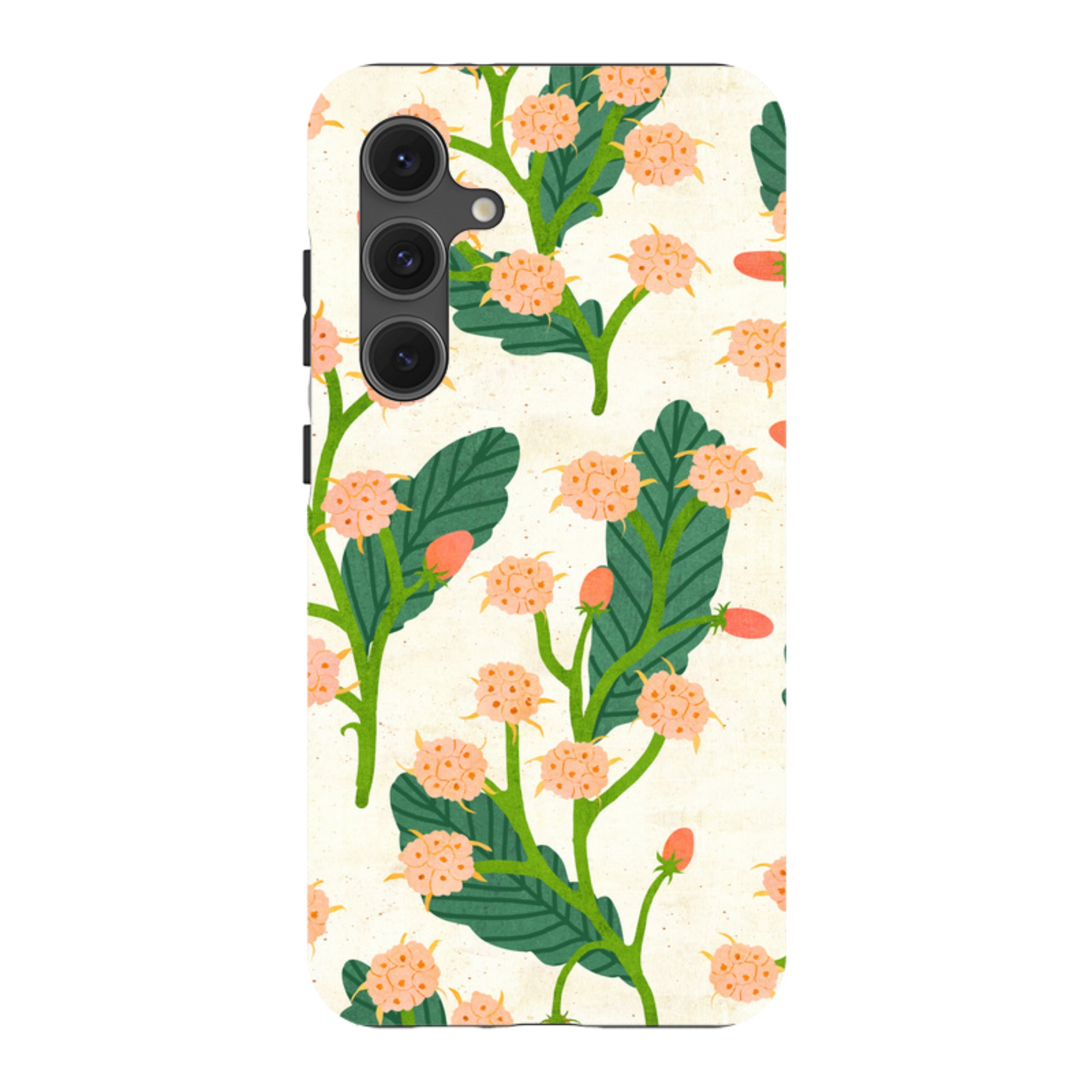 Samsung Tough Case - Summer Seeds Cream By Katherine Quinn