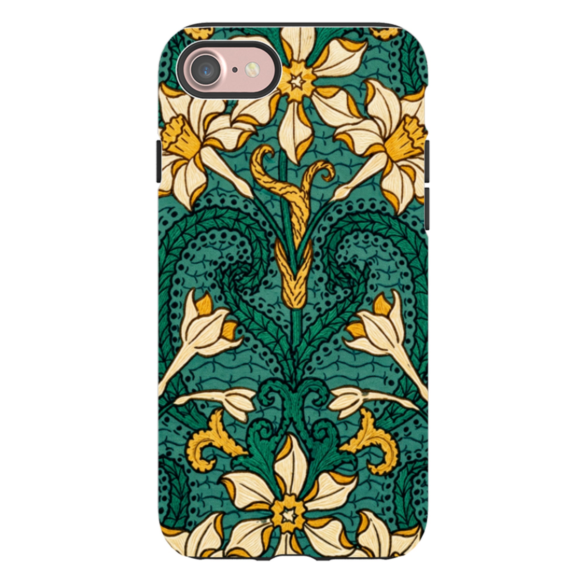 iPhone Tough Case - Nouveau Daffodil Floral