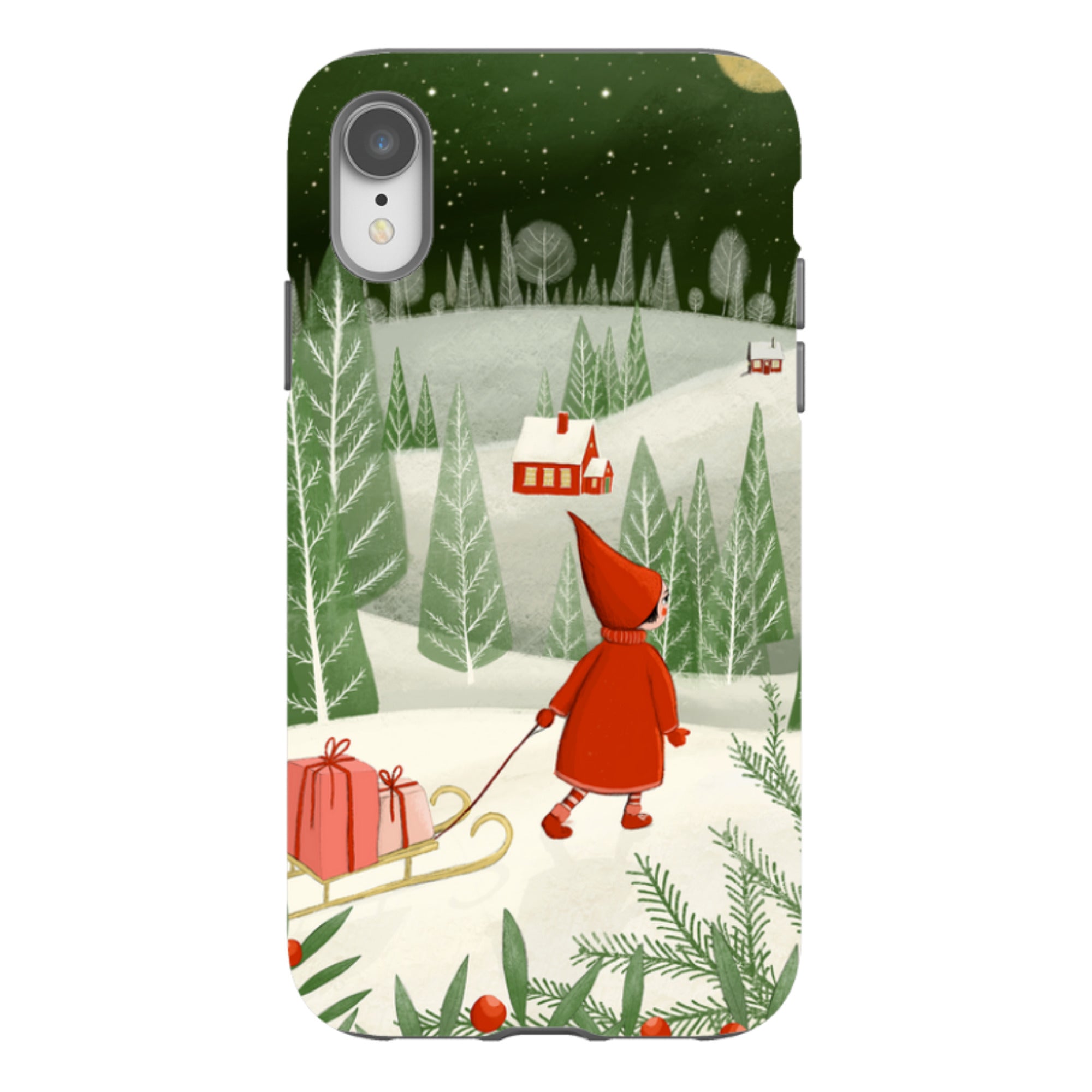 iPhone Tough Case - Christmas Night By Maja Lindberg