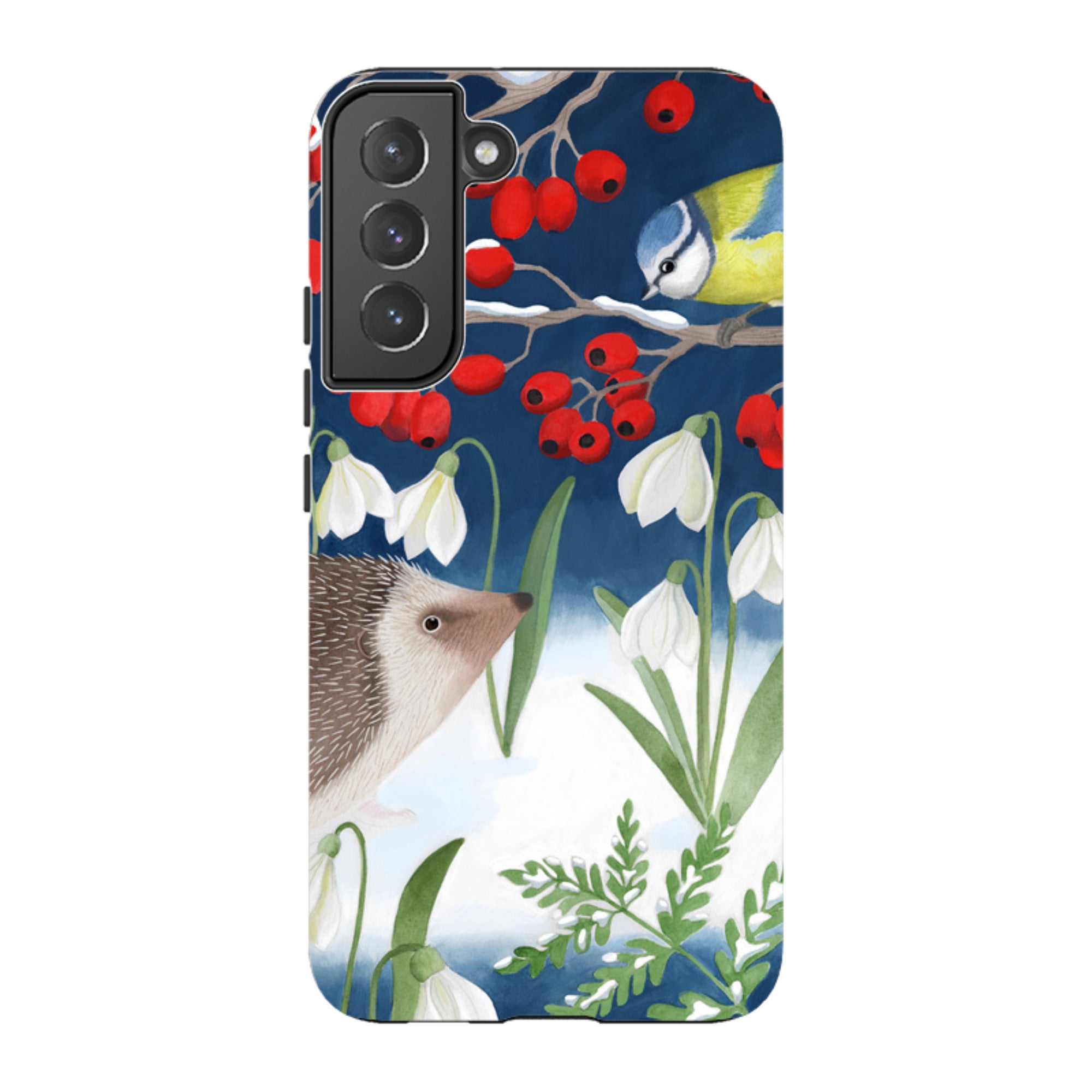 Samsung Tough Case - Blue Tit And Hedgehog By Bex Parkin