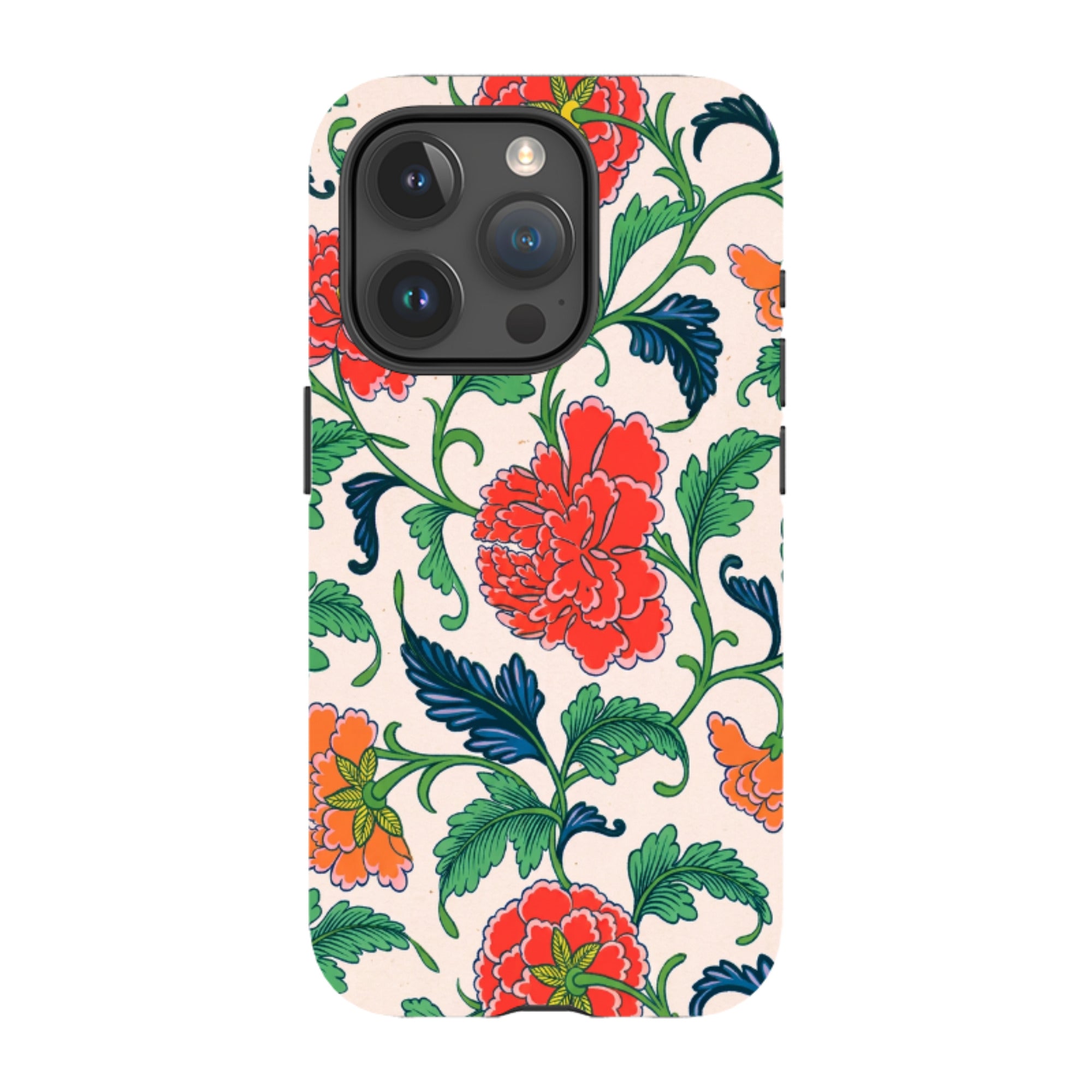 iPhone Tough Case - Vintage Peony Floral