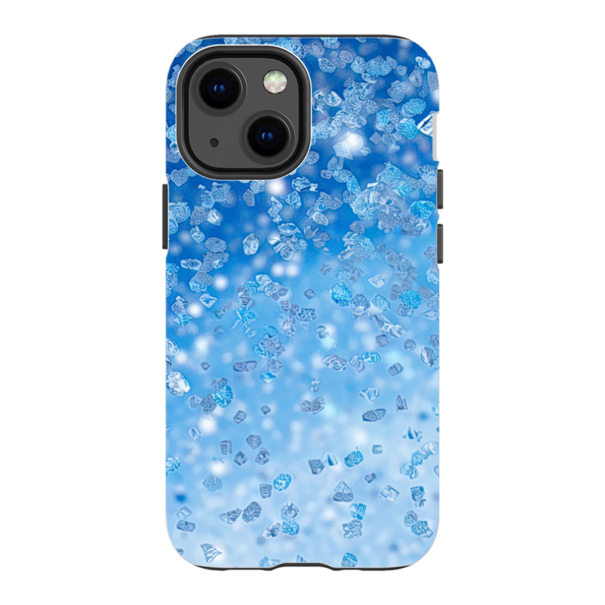 iPhone Case - Blue Glitter (case does not glitter)