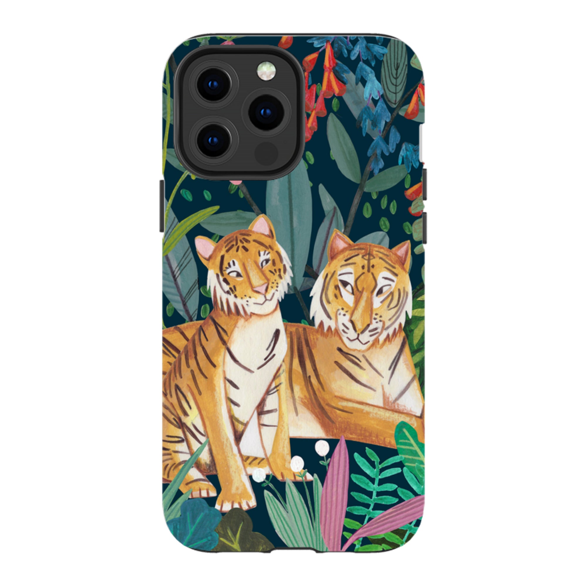 iPhone Tough Case - Tiger By Caroline Bonne Muller