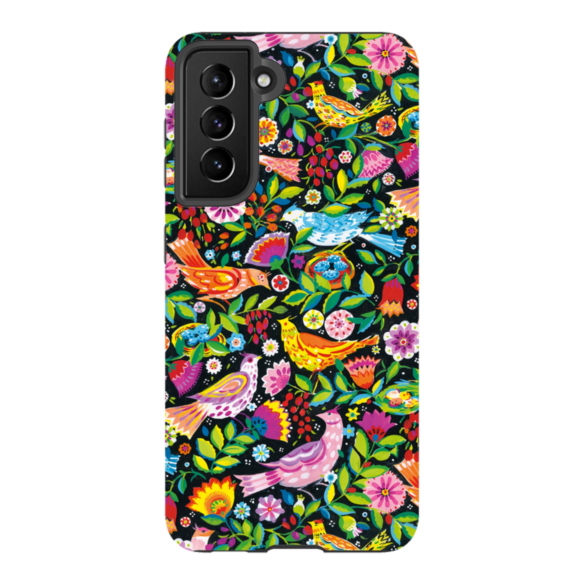 Samsung Tough Case - Folk Birds By Sarah Campbell