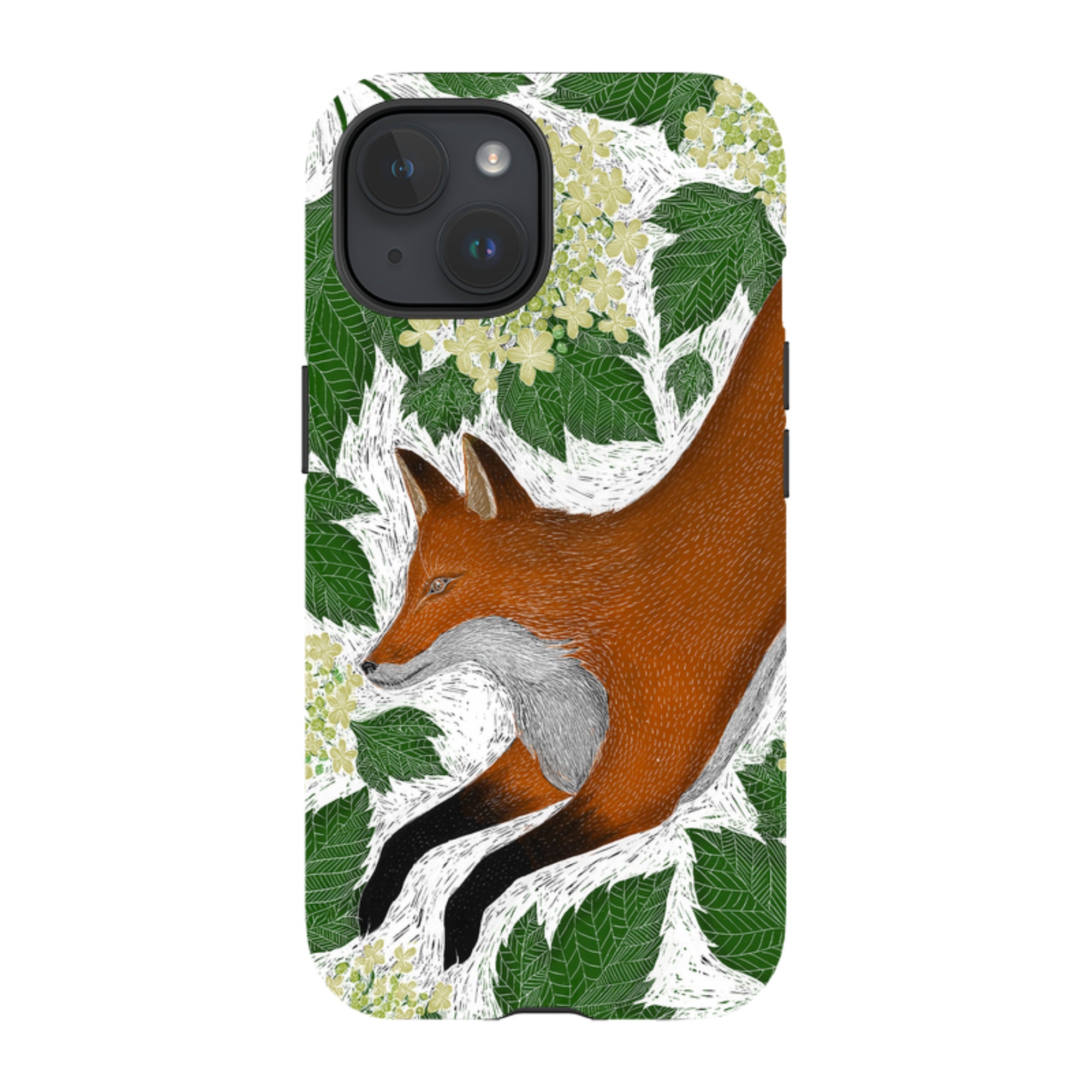 iPhone Tough Case - Fox By Catherine Rowe