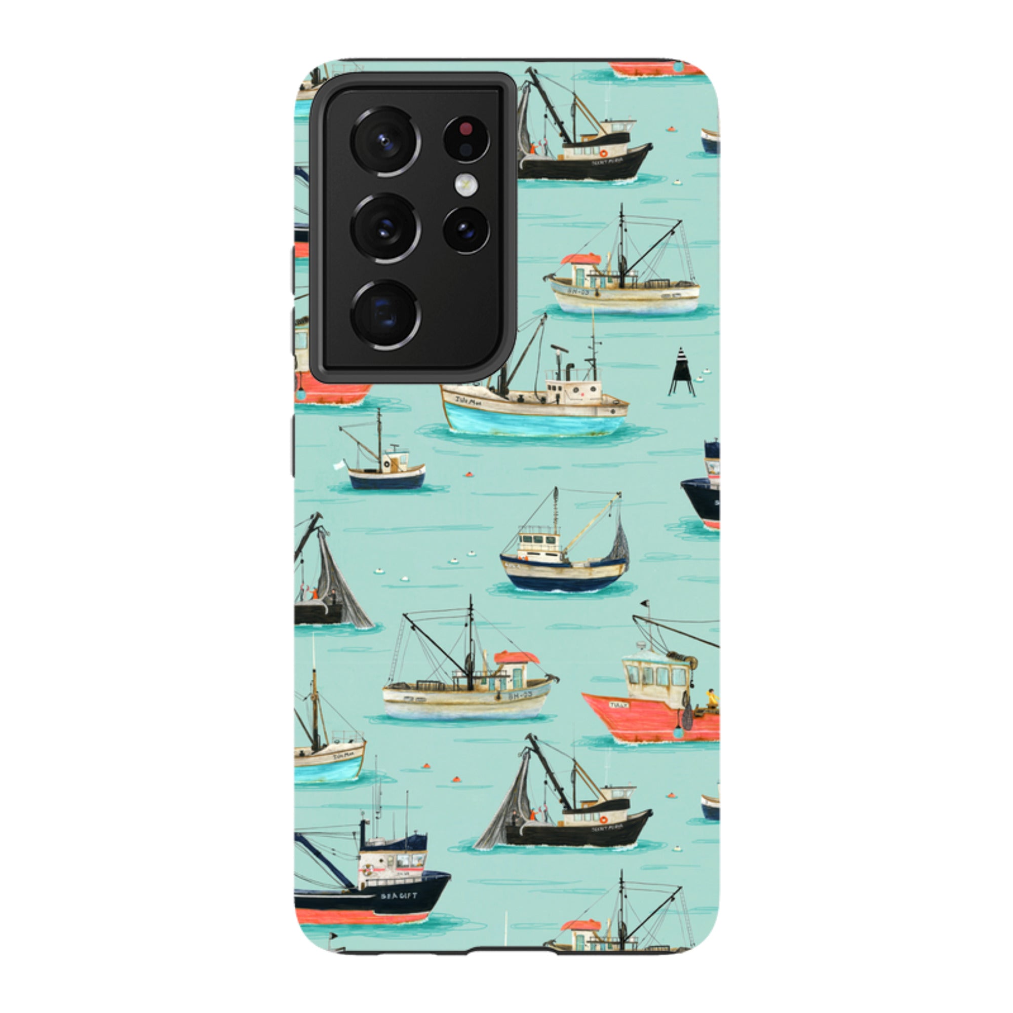 Samsung Tough Case - Fishing Boats By Katherine Quinn
