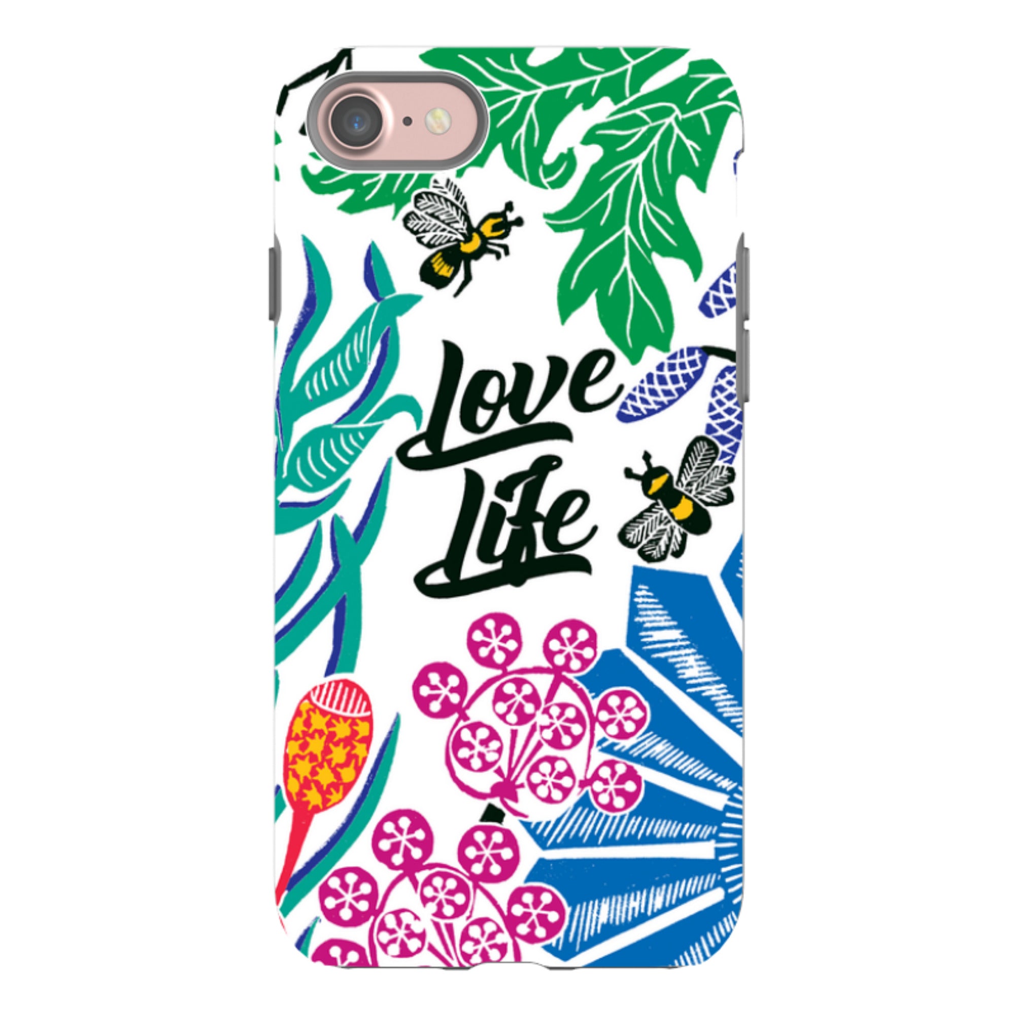 iPhone Tough Case - Love Life By Kate Heiss