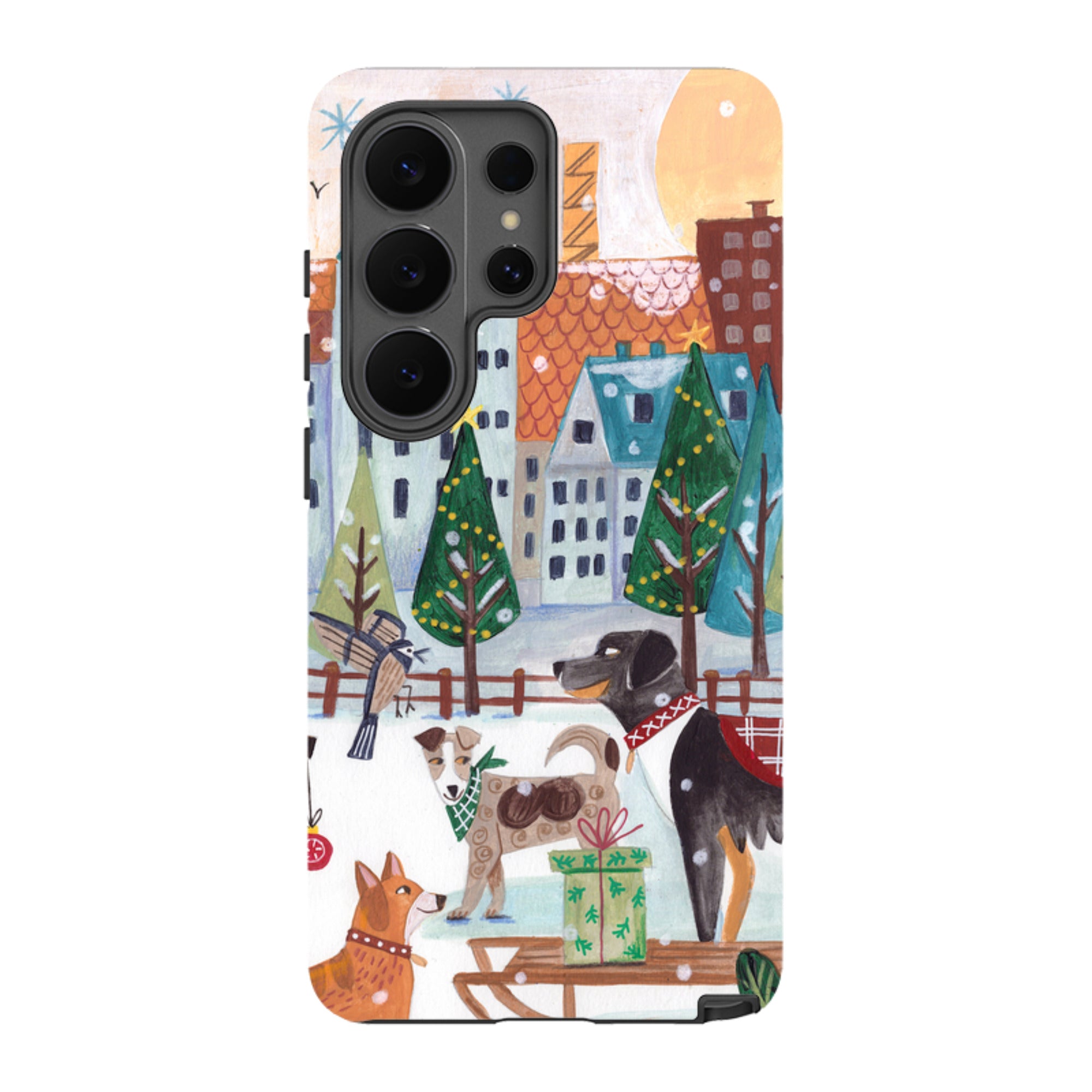 Samsung Tough Case - Christmas Dogs By Caroline Bonne Muller