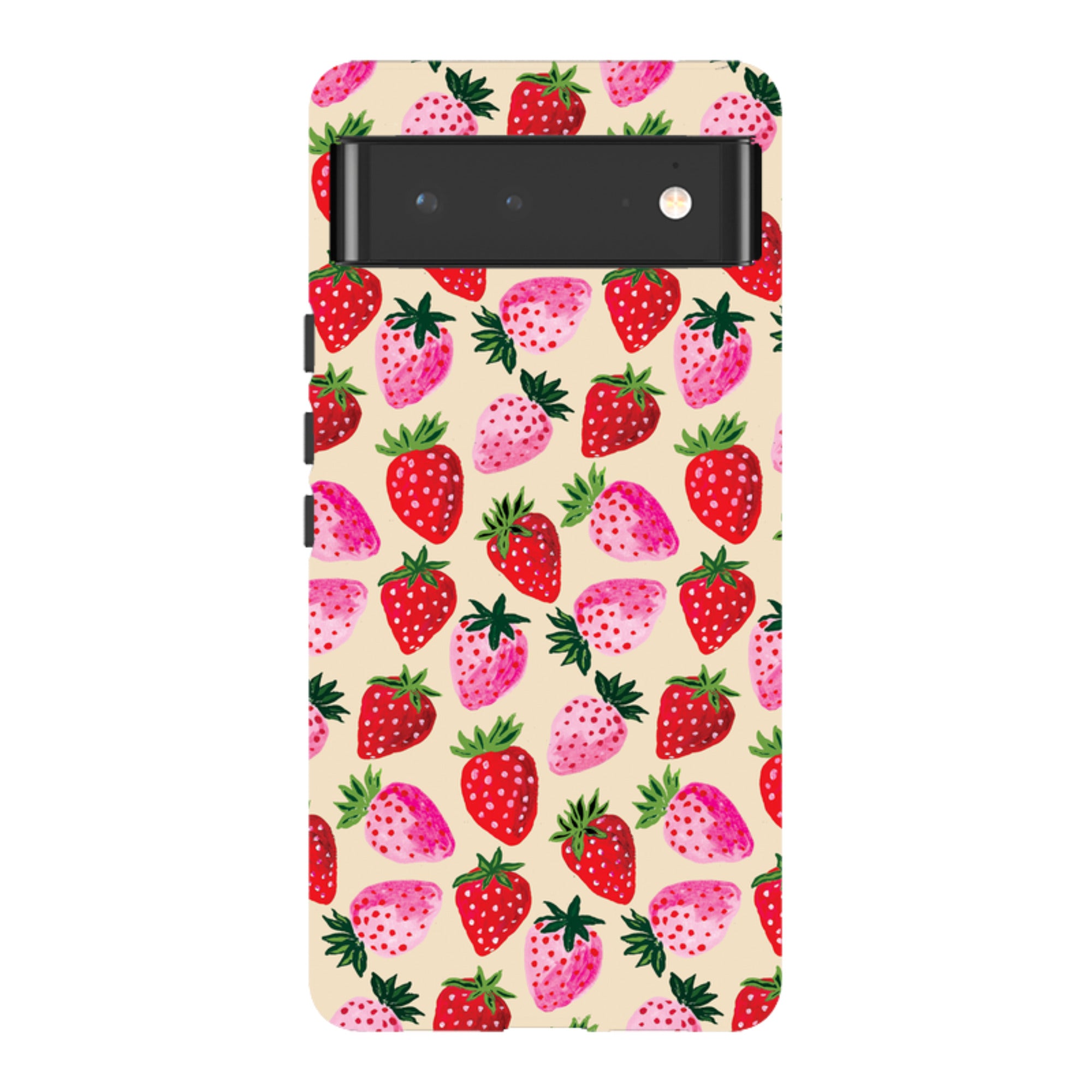 Google Tough Case - Strawberry Scatter Cream By Emma Frances Grant