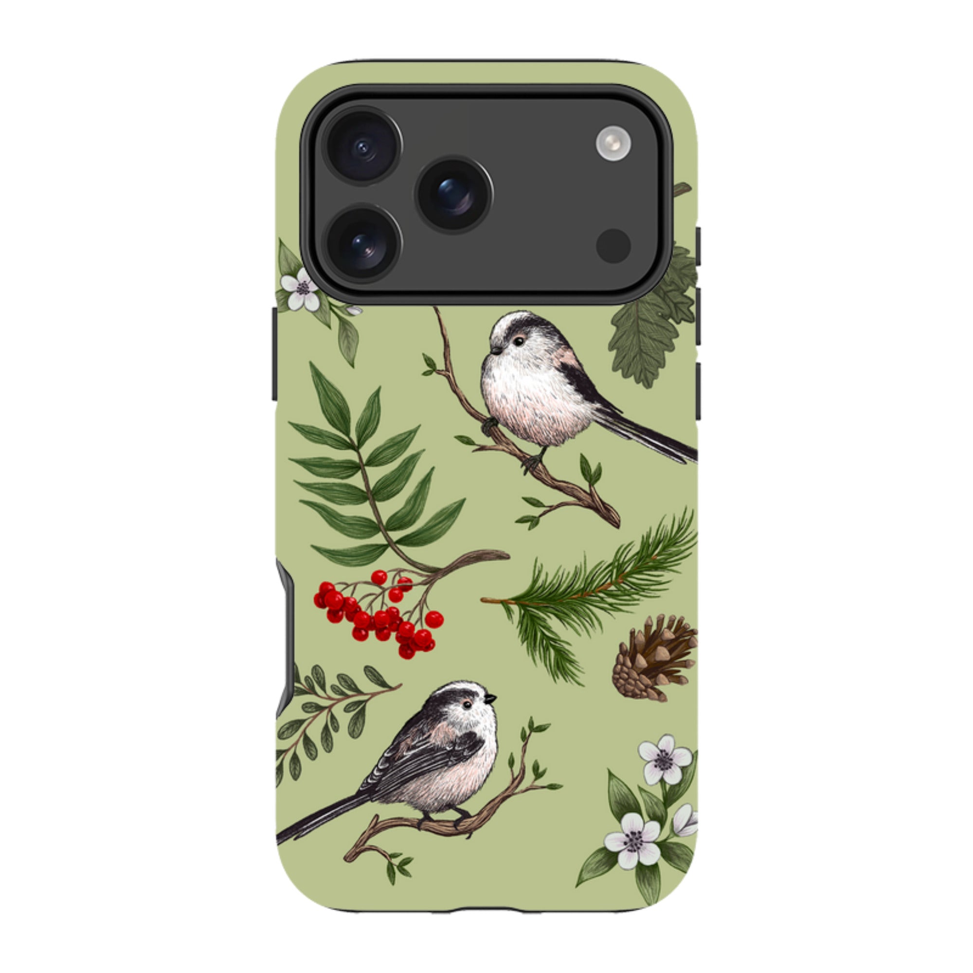 iPhone MagSafe Tough Case -  Longtail Tits By Anna Stead
