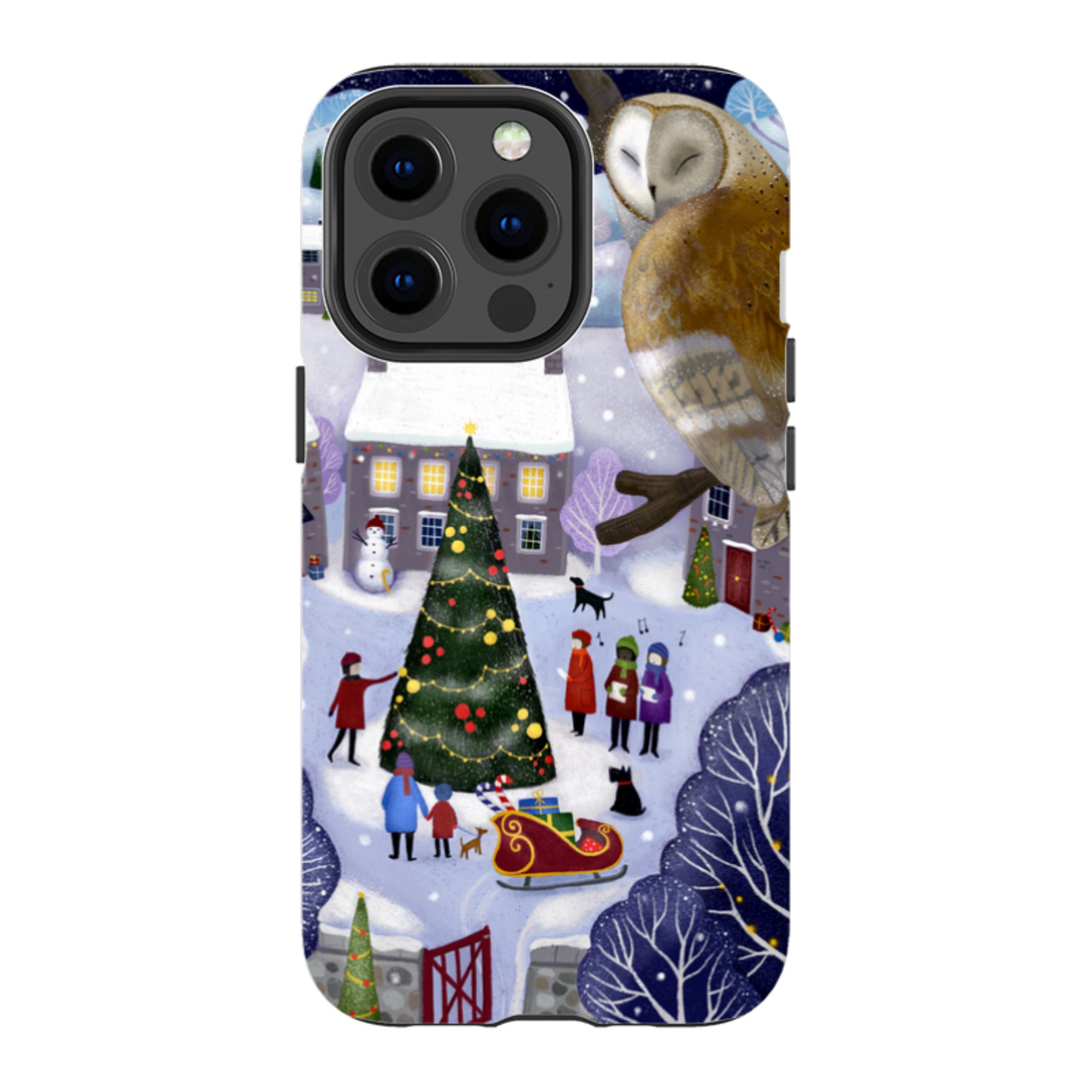 iPhone MagSafe Tough Case -  Advent Owl By Bex Parkin
