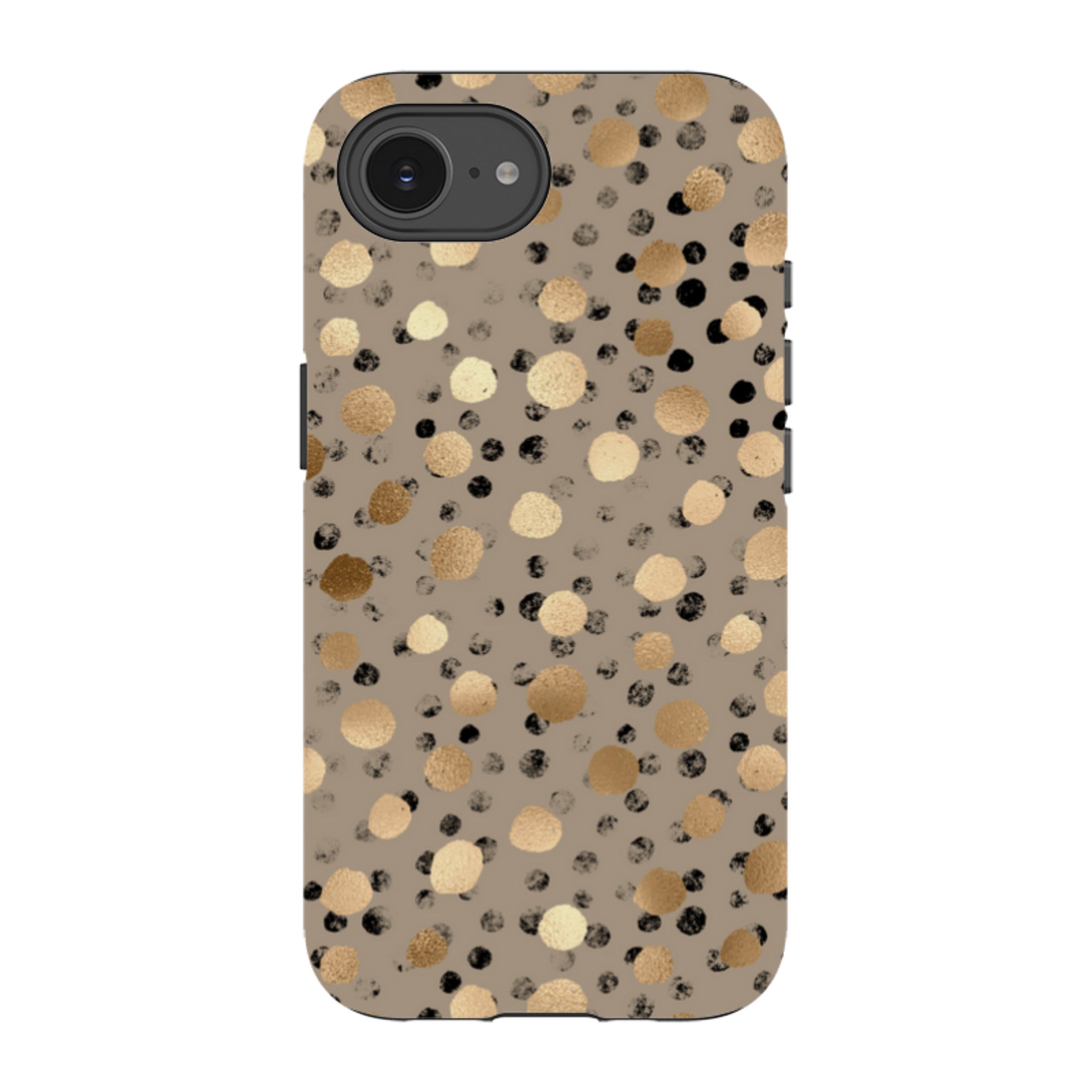 iPhone Tough Case - Marble Dots (case does not glitter)