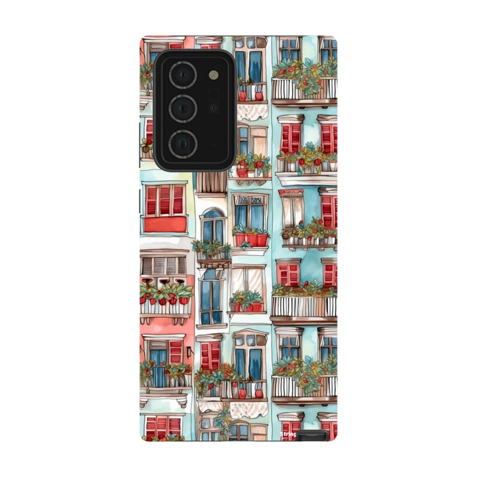 Samsung Tough Case - Floral Balcony