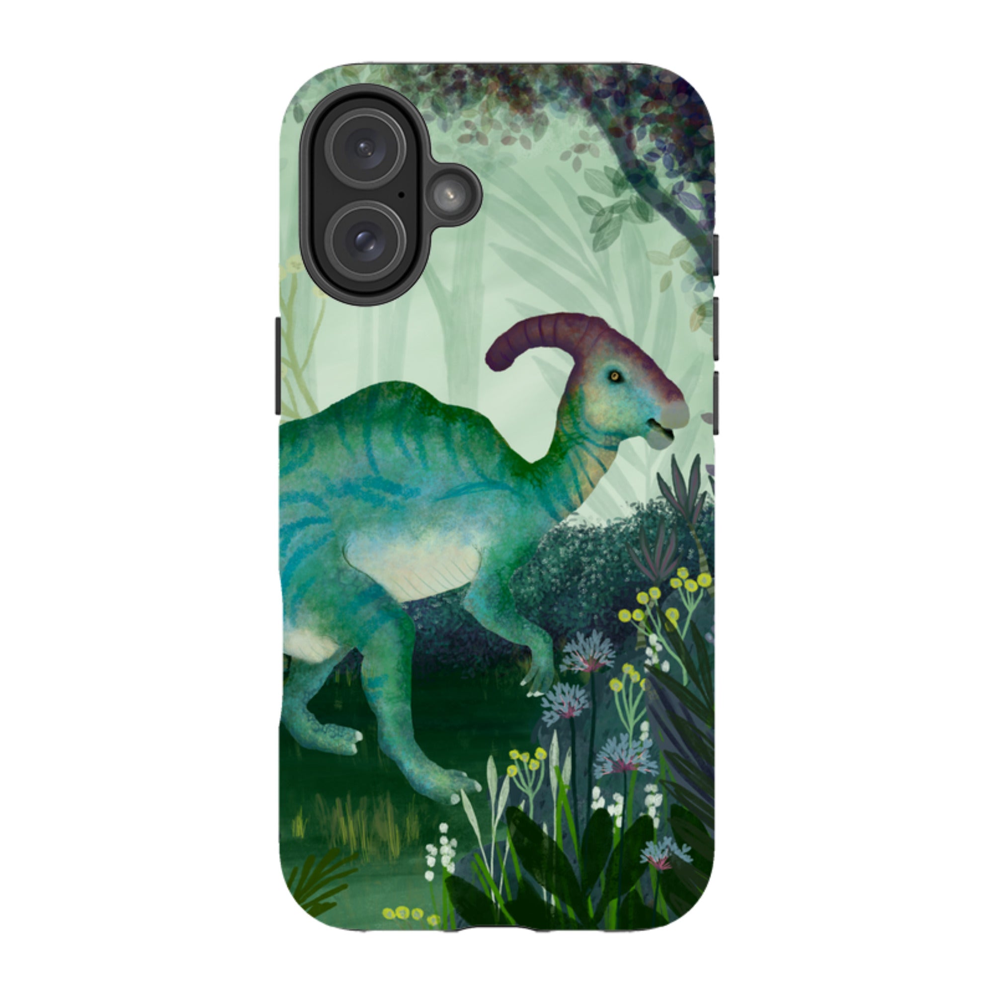 iPhone Tough Case - Dino Park III By Katherine Quinn