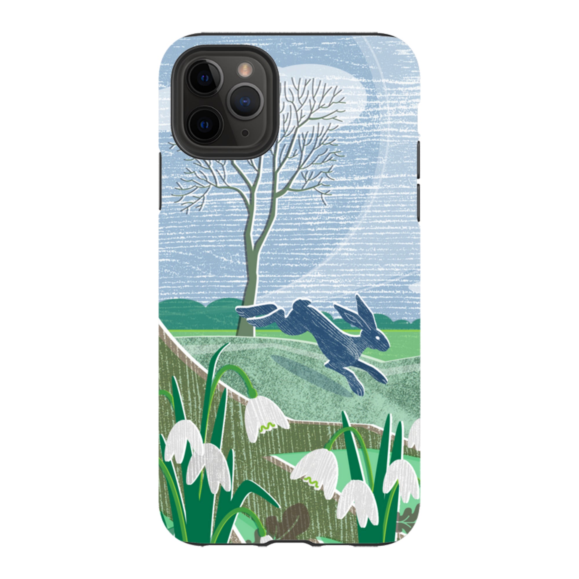 iPhone Tough Case - Snowdrops And Hare By Liane Payne