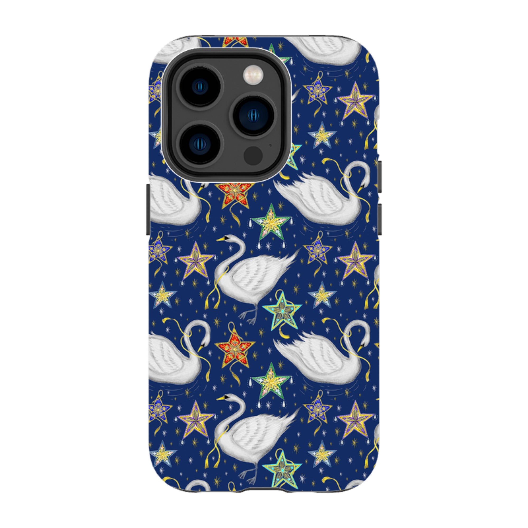 iPhone MagSafe Tough Case -  Swan Pattern By Catherine Rowe