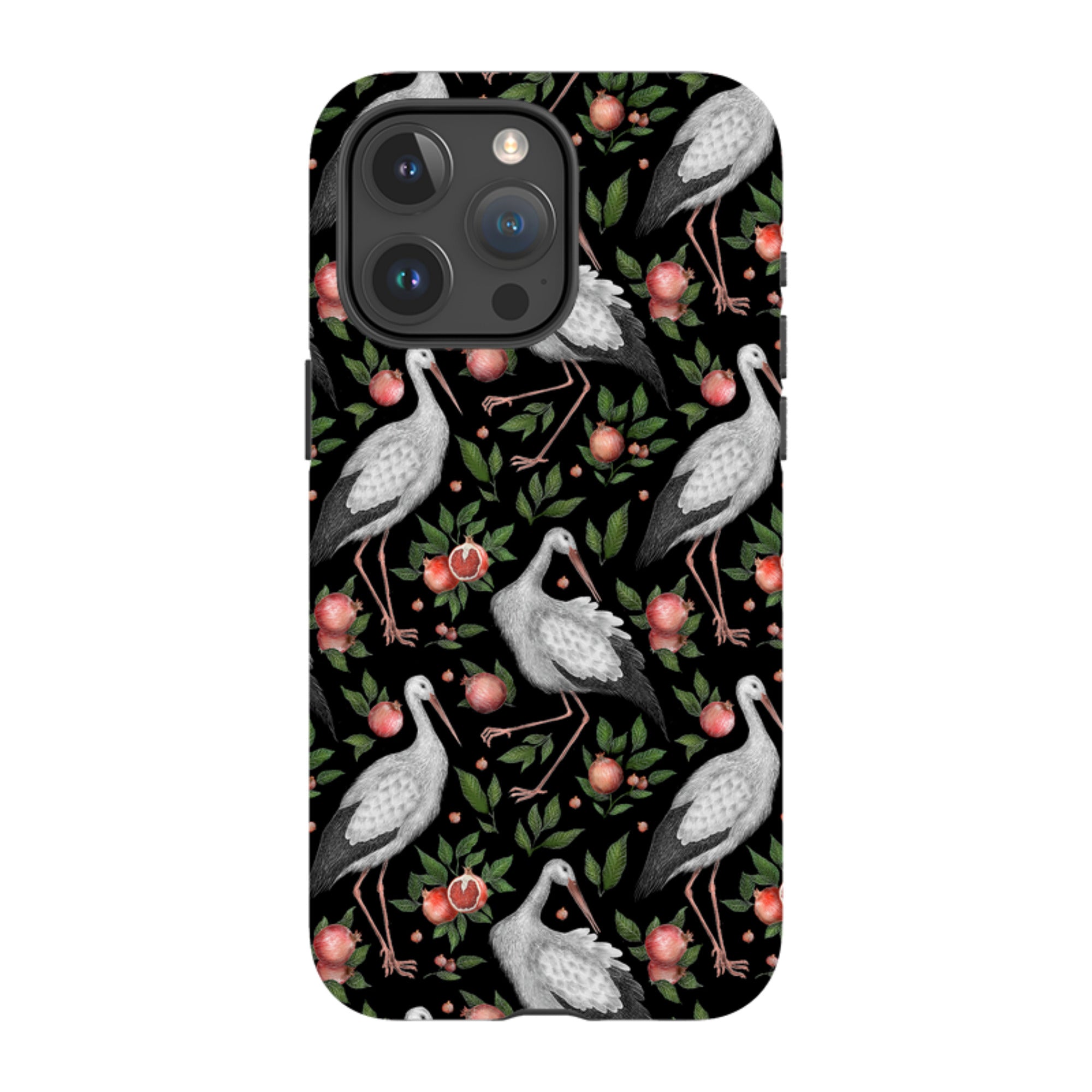 iPhone MagSafe Tough Case -  Stork Pattern By Catherine Rowe