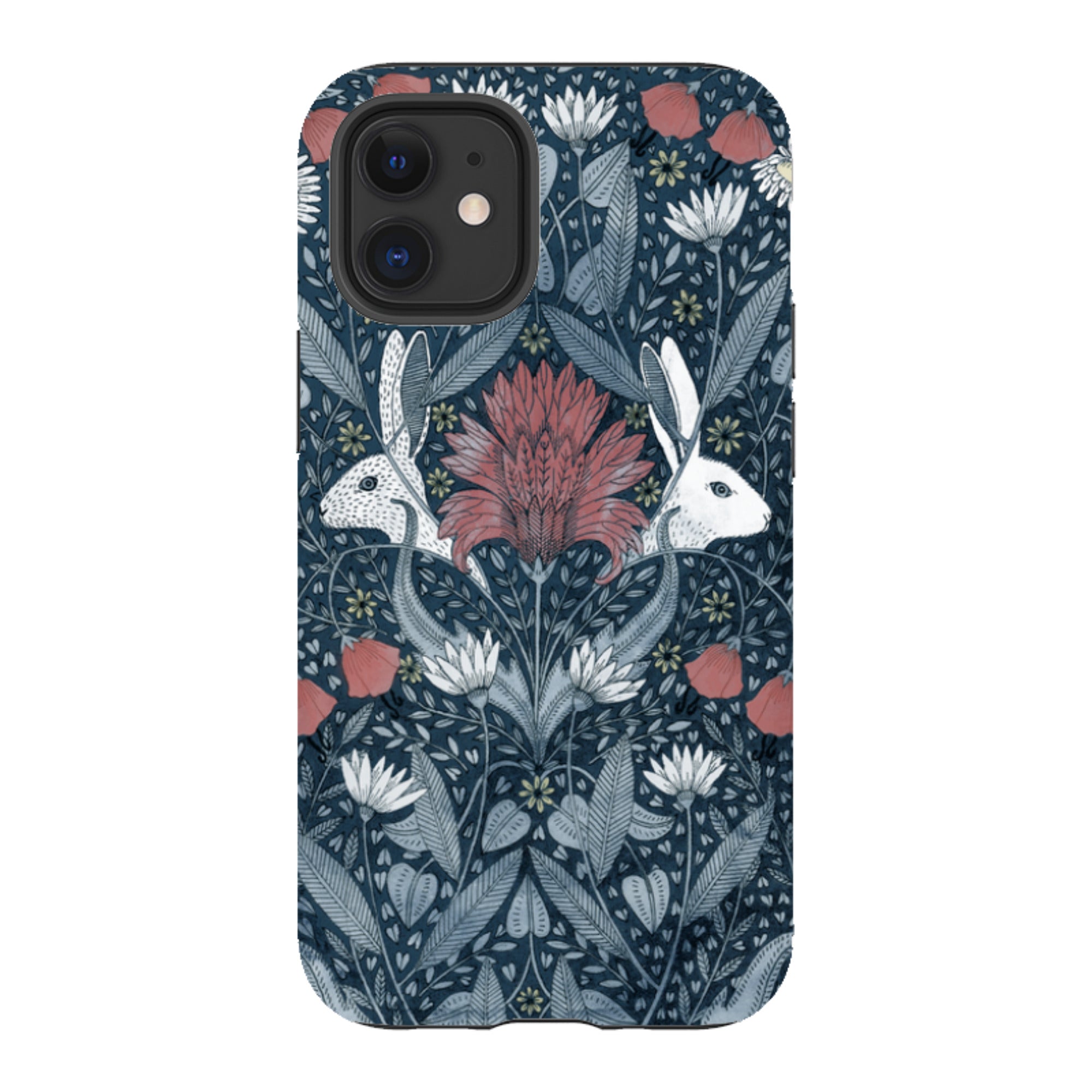 iPhone Tough Case - Two Rabbits By Maria Matos