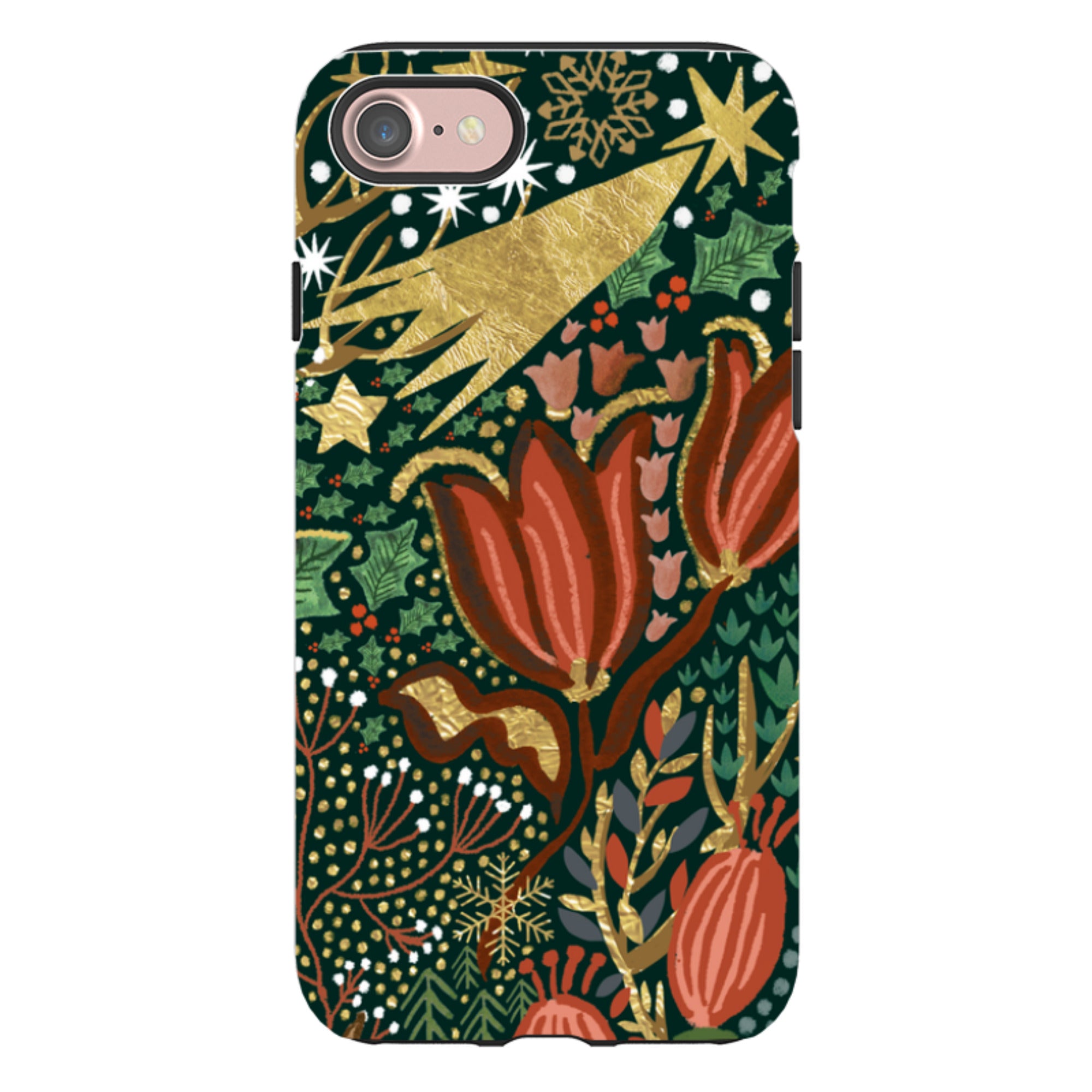 iPhone Tough Case - Winter Deer III By Emma Frances Grant