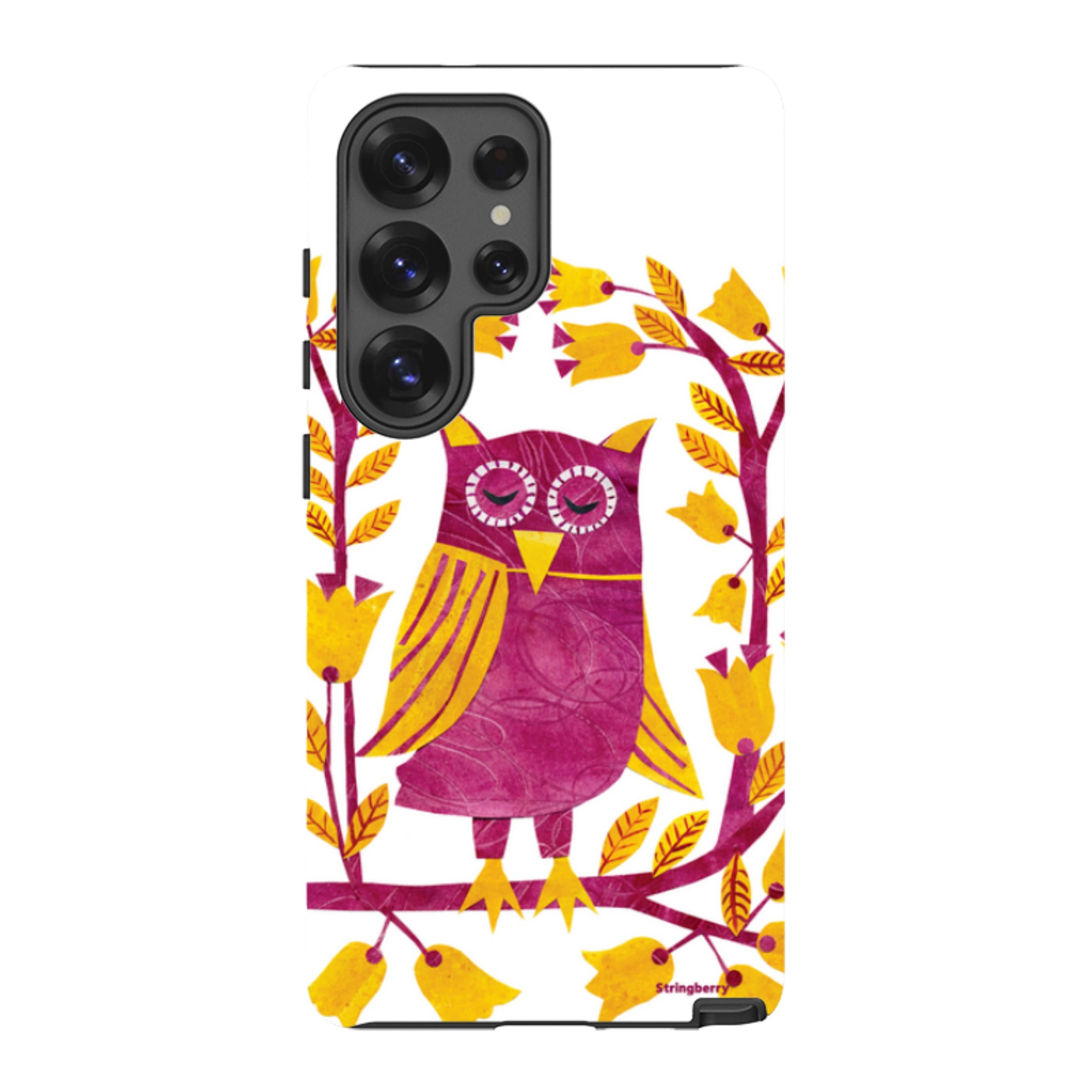 Samsung Tough Case - Folk Owl By Tracey English