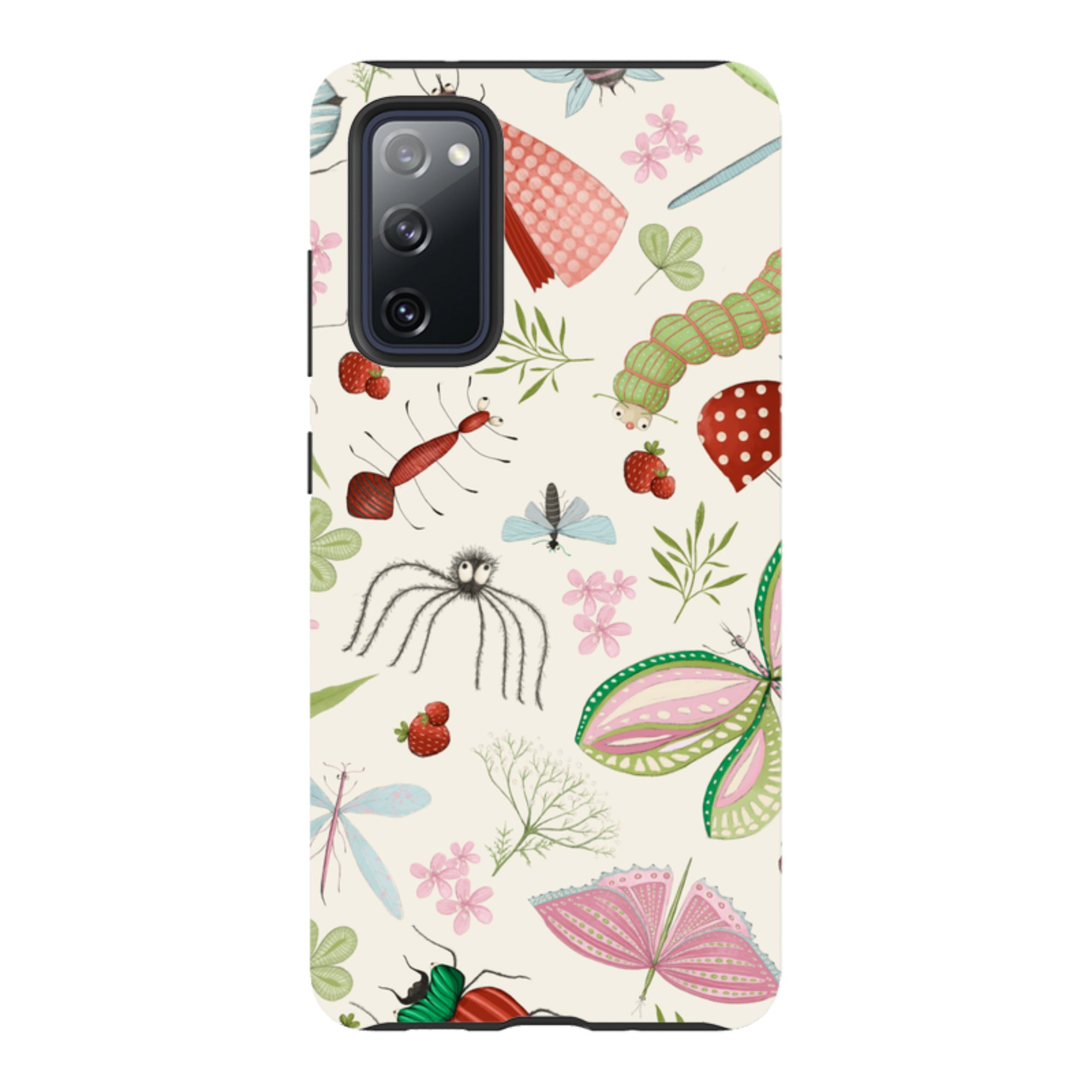 Samsung Tough Case - Insects Pattern By Maja Lindberg