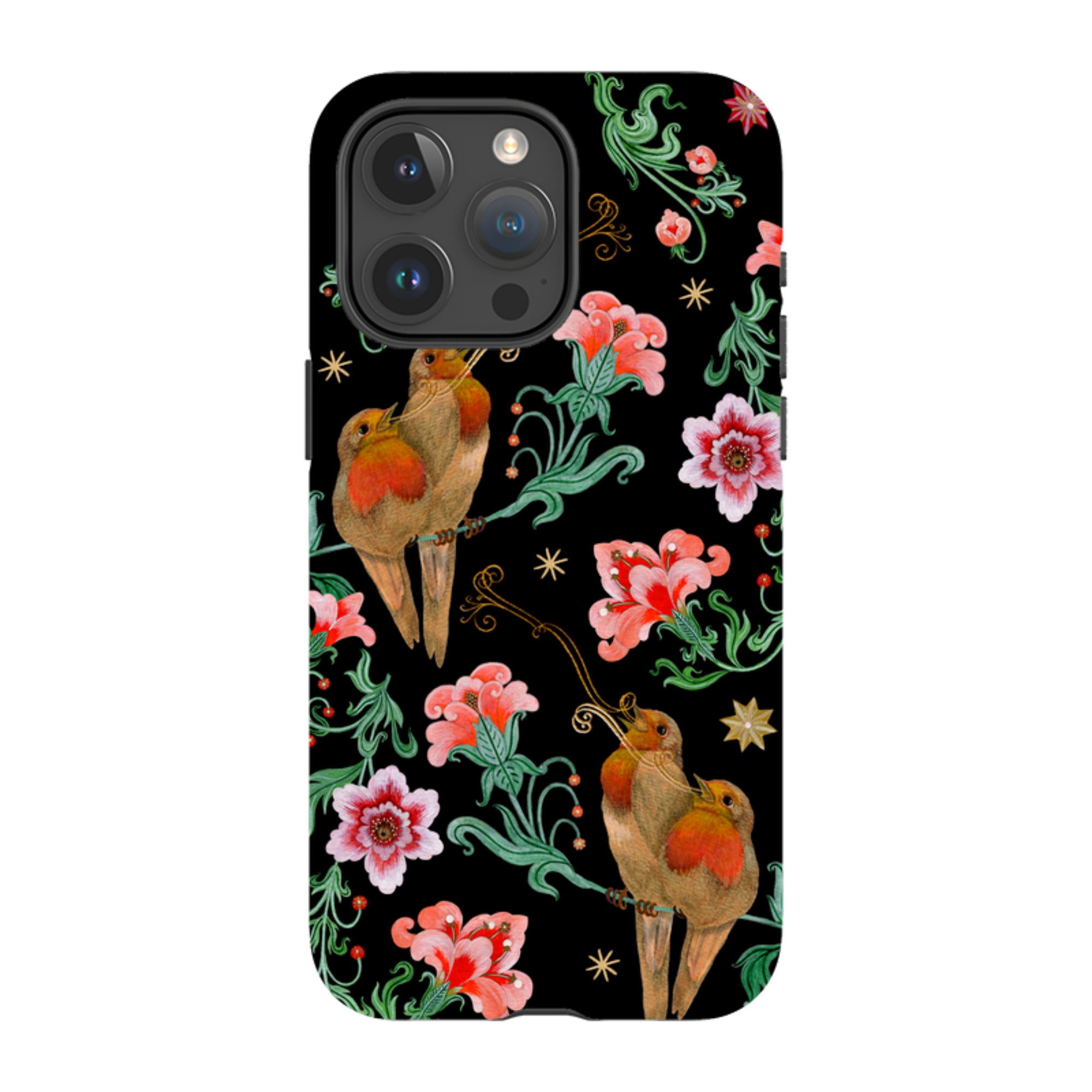 iPhone MagSafe Tough Case - Four Calling Birds By Maria Matos