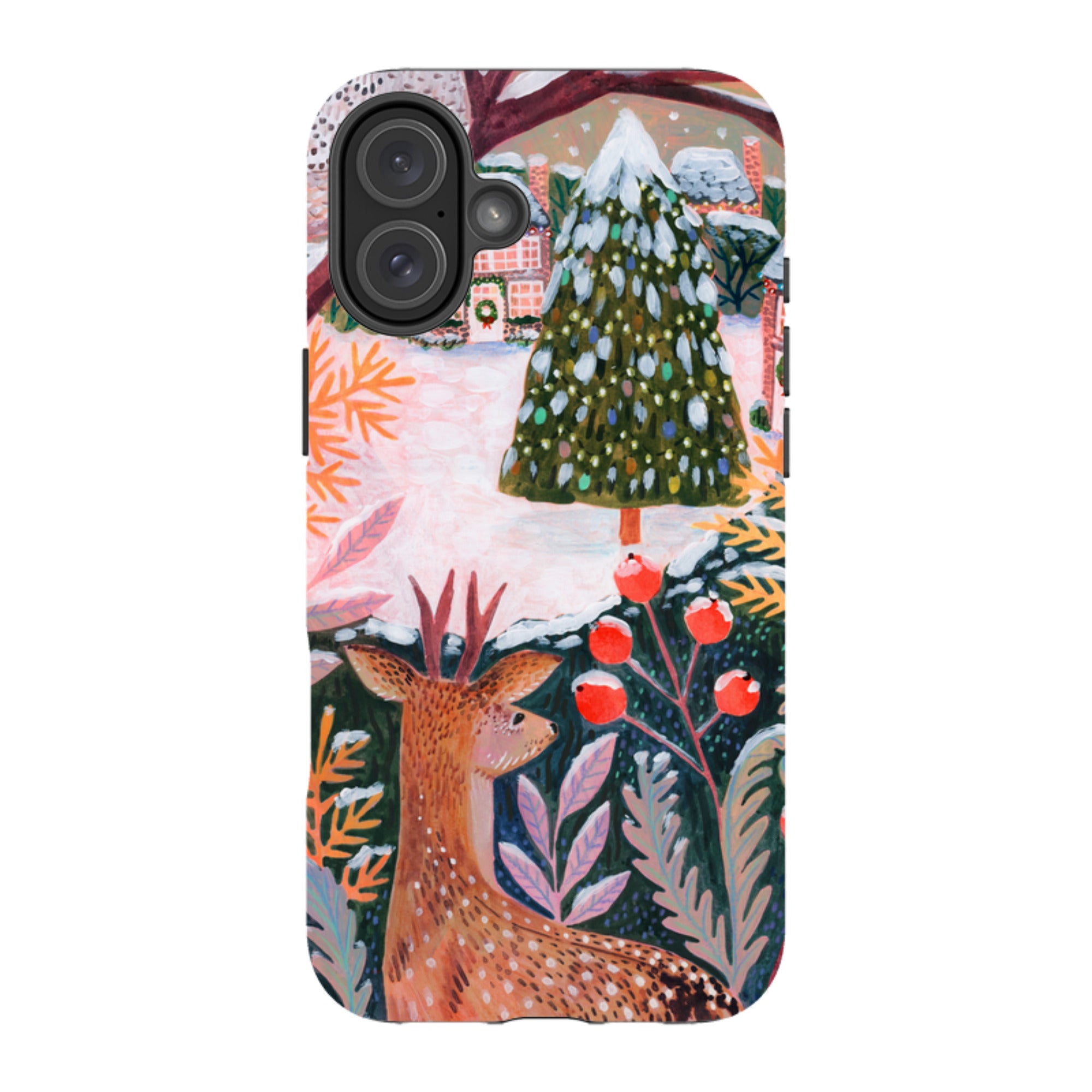 iPhone Tough Case - Deer By Lee Foster Wilson