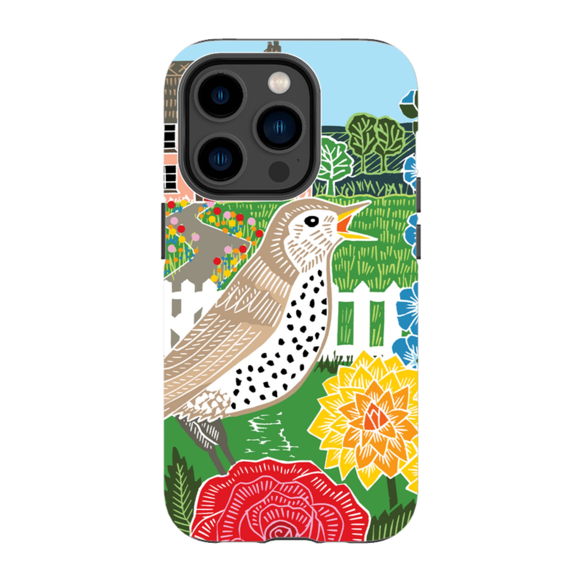 iPhone Tough Case - Cottage Garden By Kate Heiss
