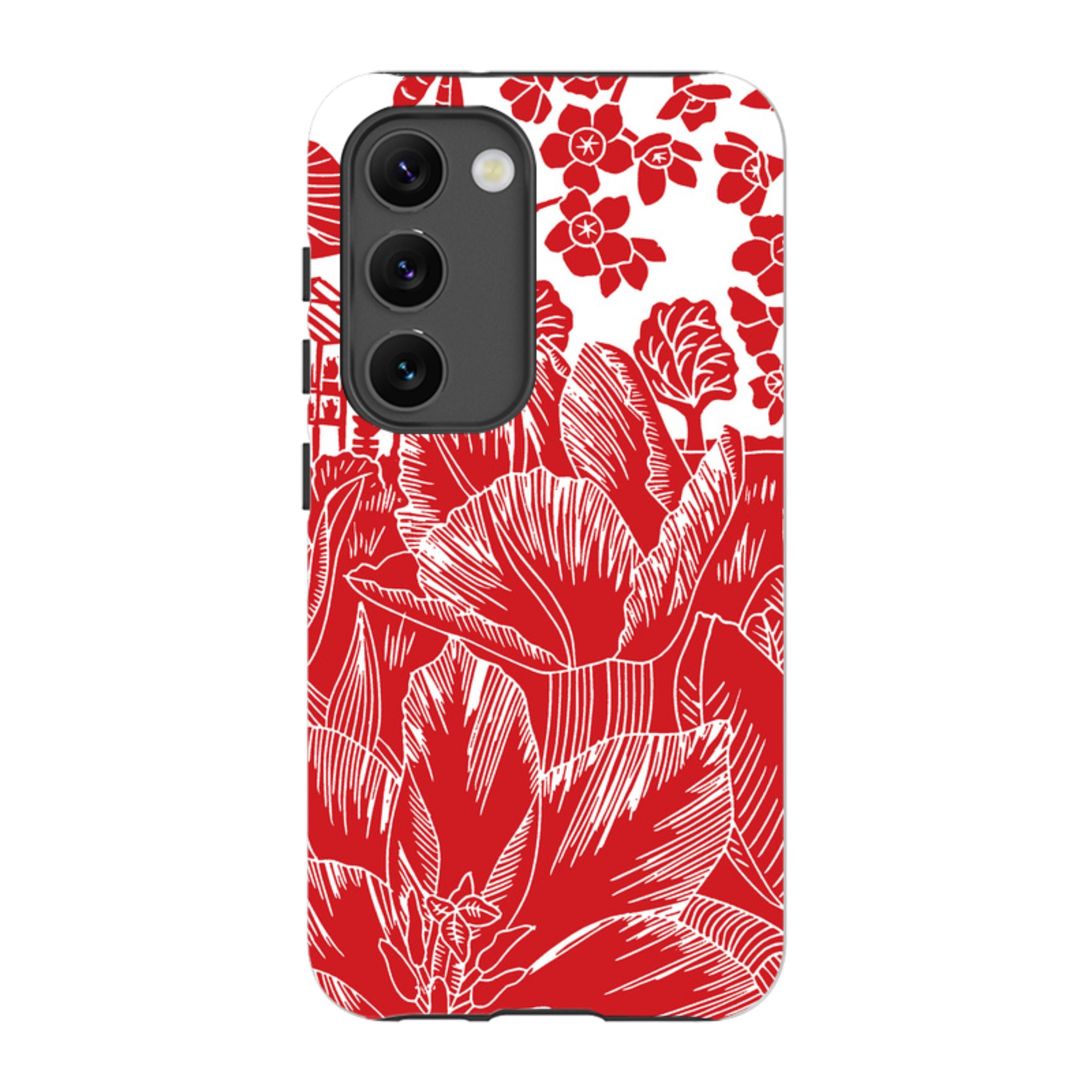 Samsung Tough Case - Tulip Silhouette By Kate Heiss