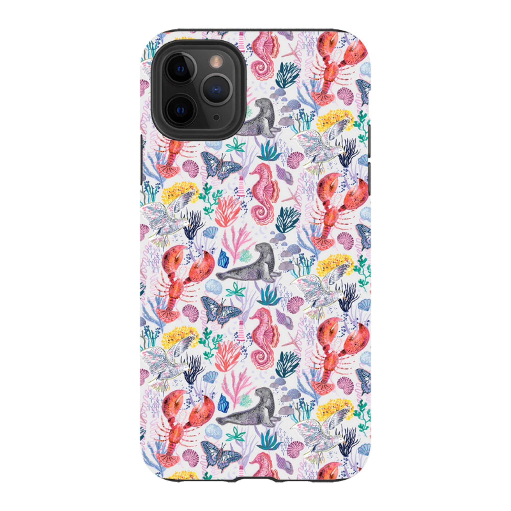 iPhone Case - Coastline Pattern-D By Emma Frances Grant