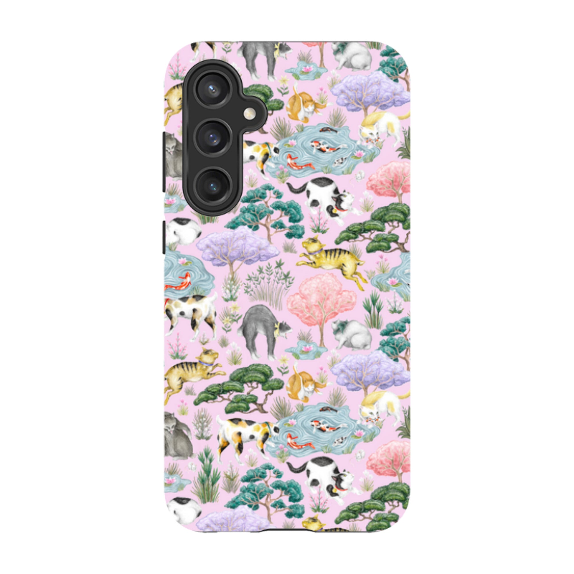 Samsung Tough  Case - Cat Garden By Catherine Rowe