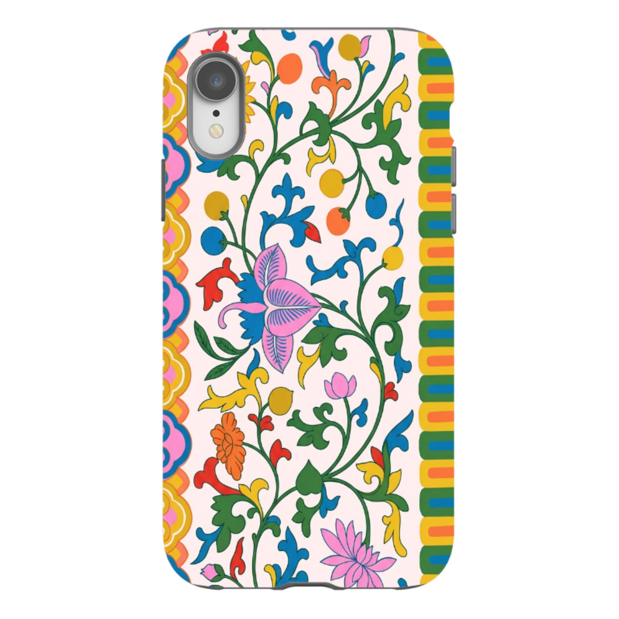 iPhone Tough Case - Vintage Asian Silk Tapestry