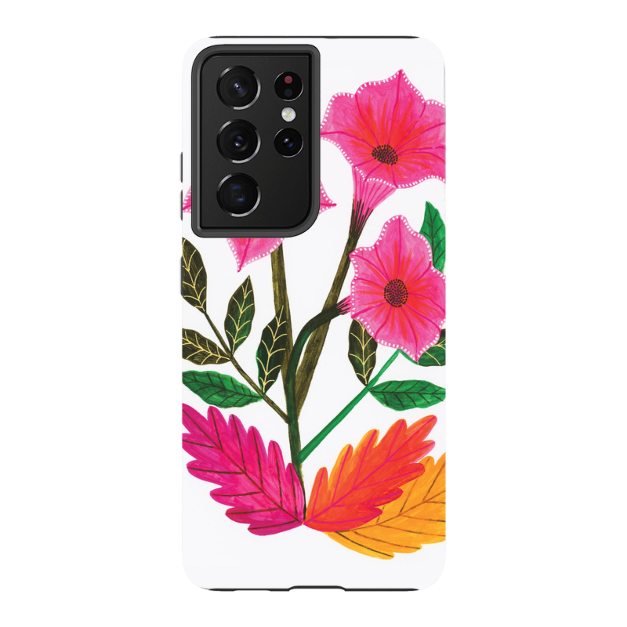 Samsung Tough Case - Trumpet Flowers By Lee Foster Wilson