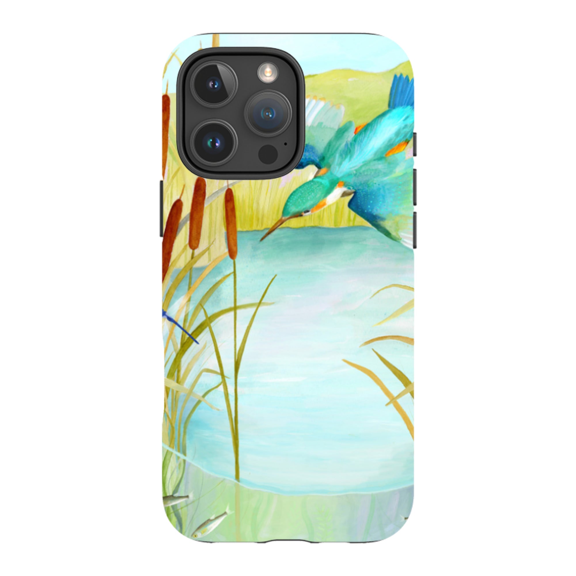 iPhone Tough Case - Kingfisher By Bex Parkin