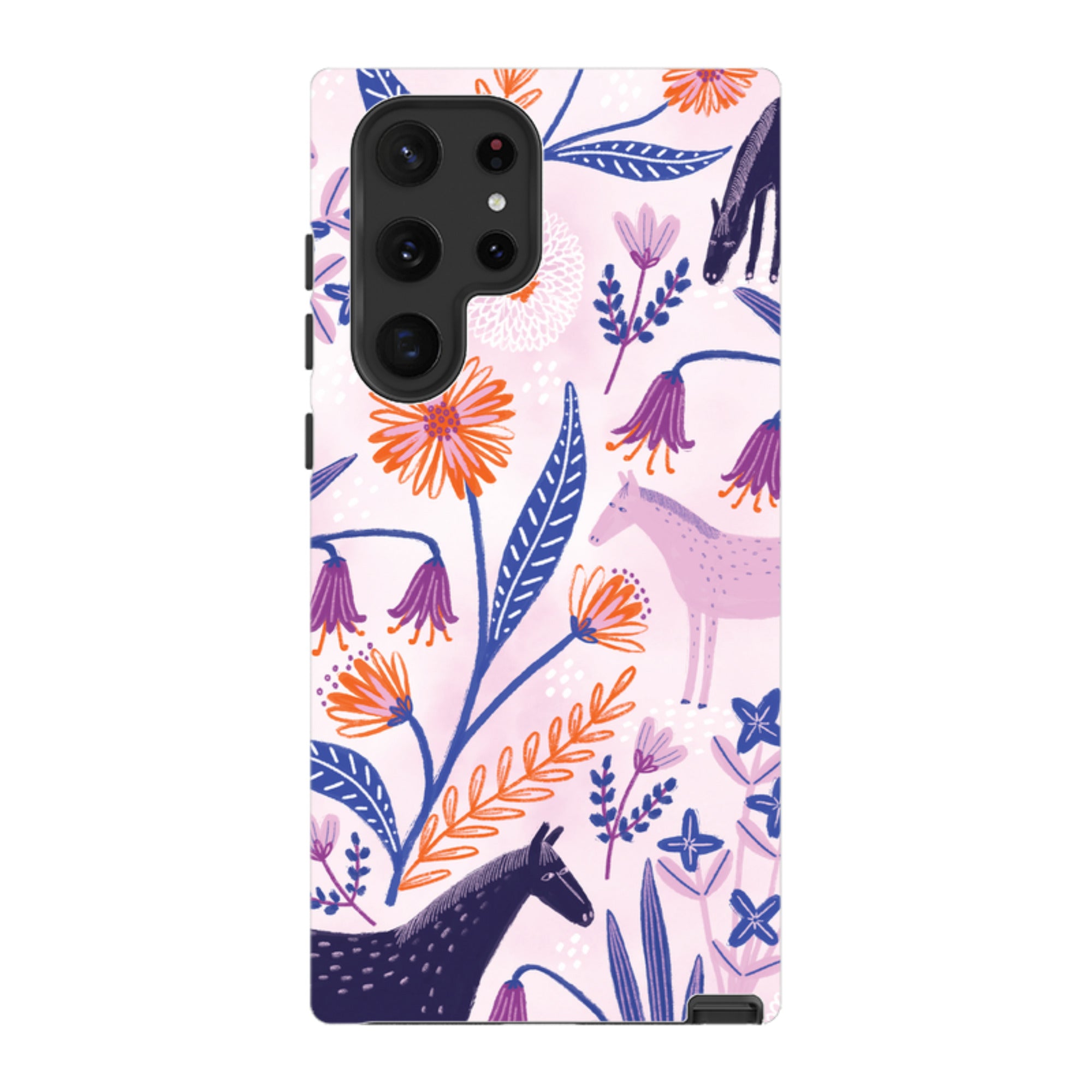 Samsung Tough Case - Wild Ponies Pink By Lee Foster Wilson