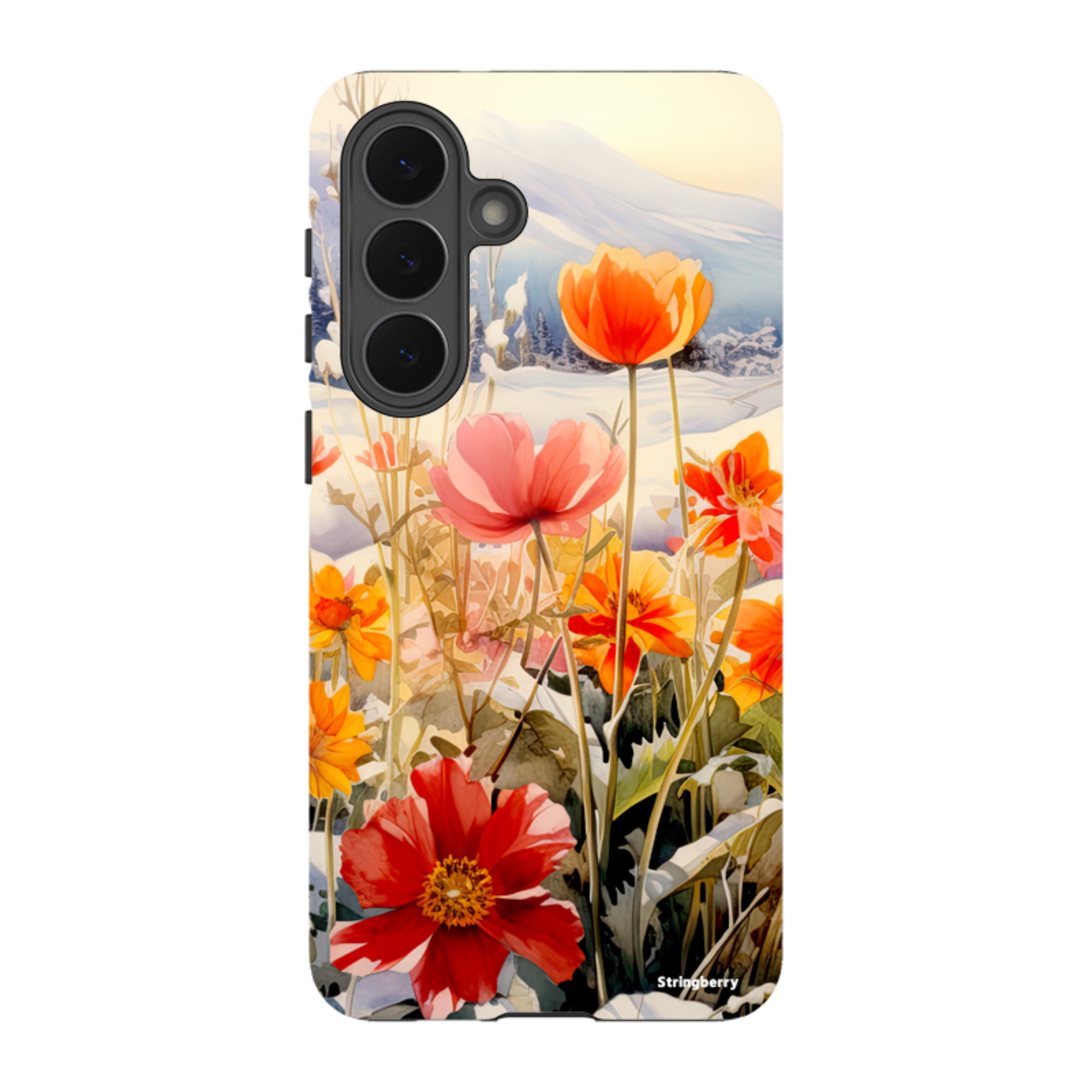 Samsung Tough Case - Winter Wild Flowers II