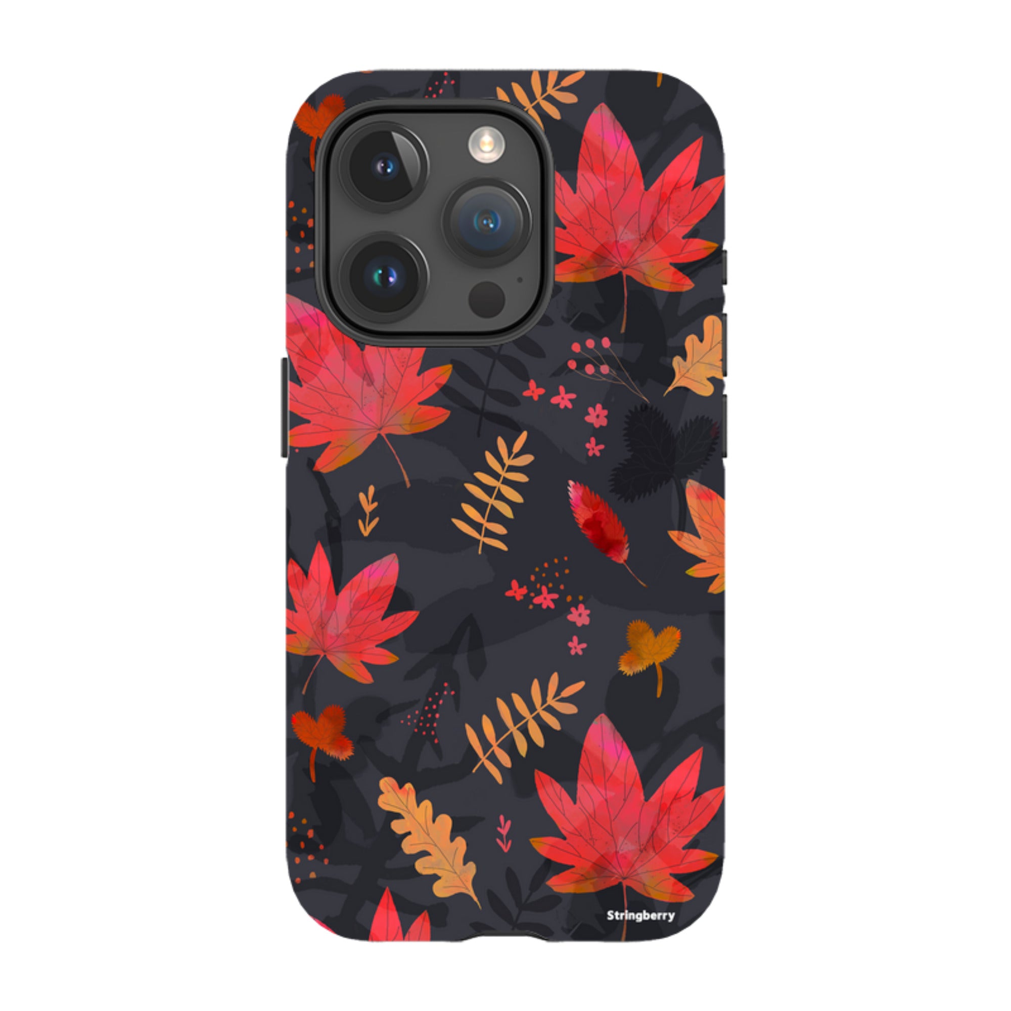iPhone MagSafe Tough Case -  Autumn Leaves Dark